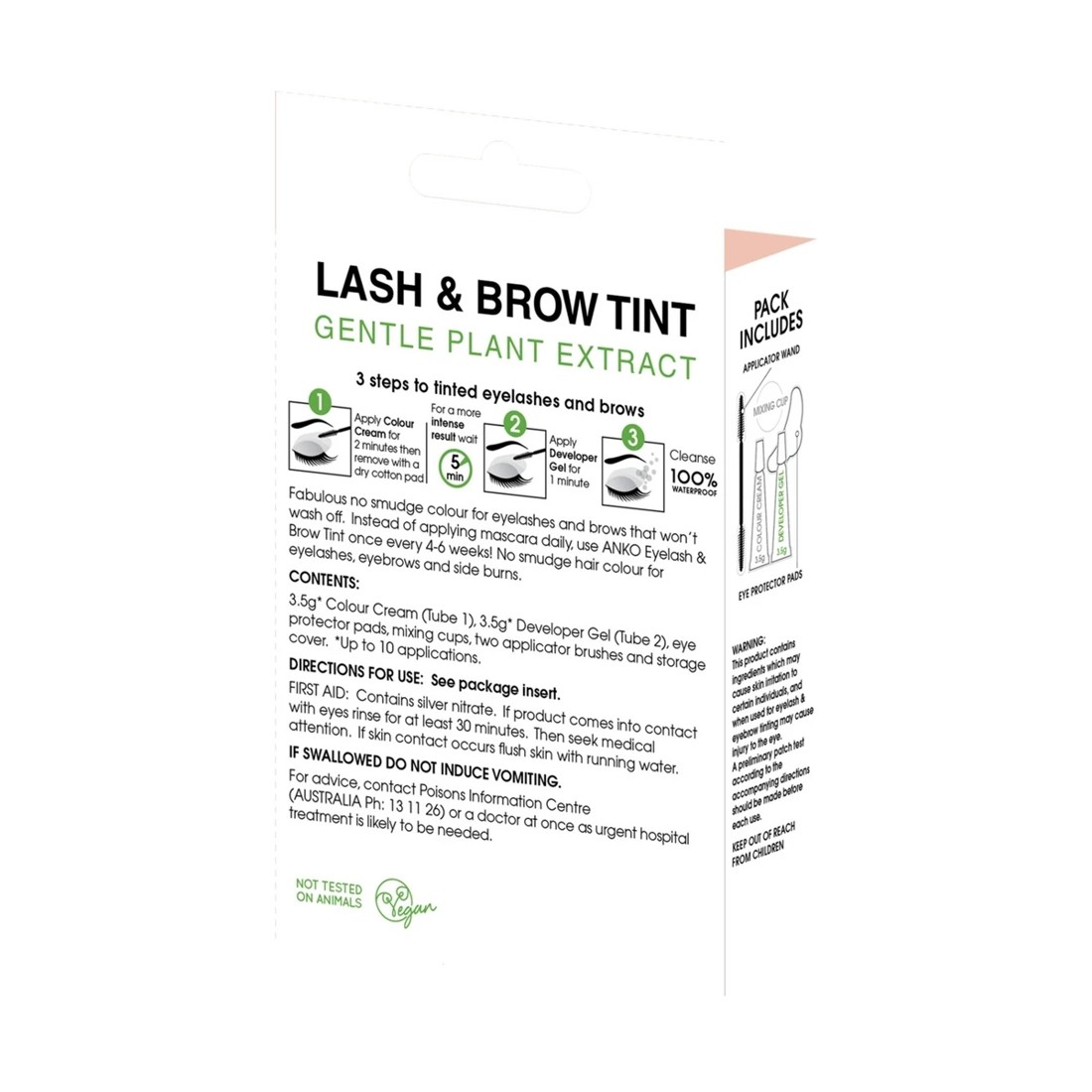 2 OXX Studio Lash & Brow Tint - Black, 2 of 2