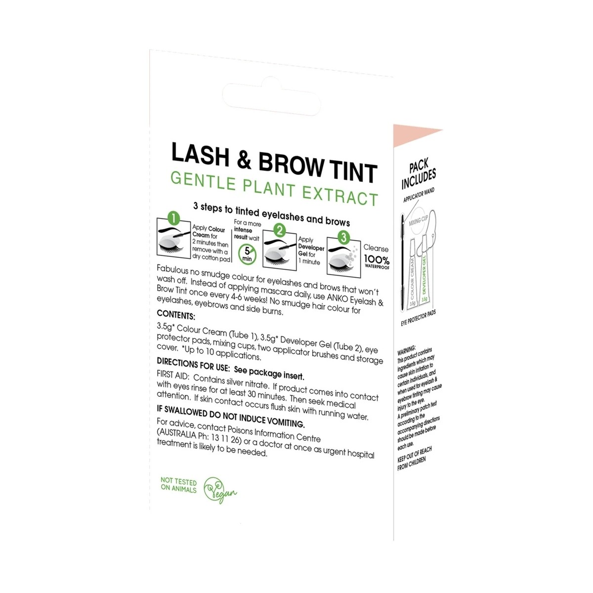 2 OXX Studio Lash & Brow Tint - Black, 2 of 2
