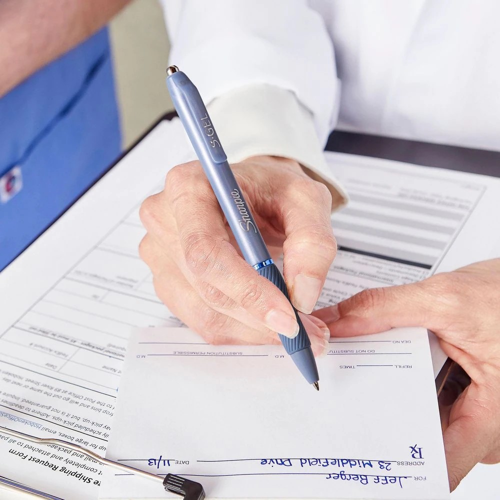 7 Sharpie S-Gel Retractable Gel Pen White Barrel Black 4 Pack, 7 of 8