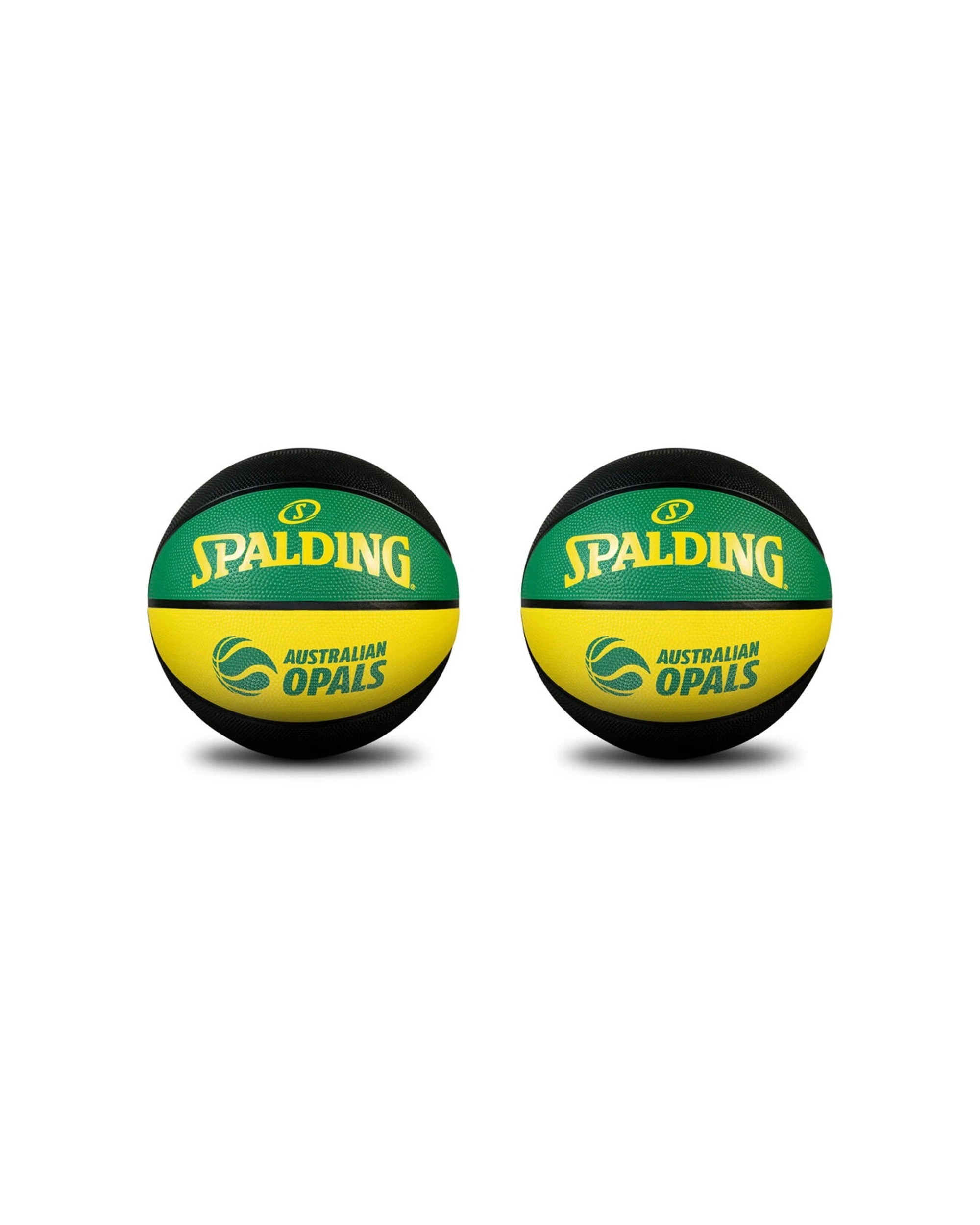 1 Spalding Australian Opals Outdoor Rubber Basketball Official 2 Pack Size 6 - Multi, 1 of 4