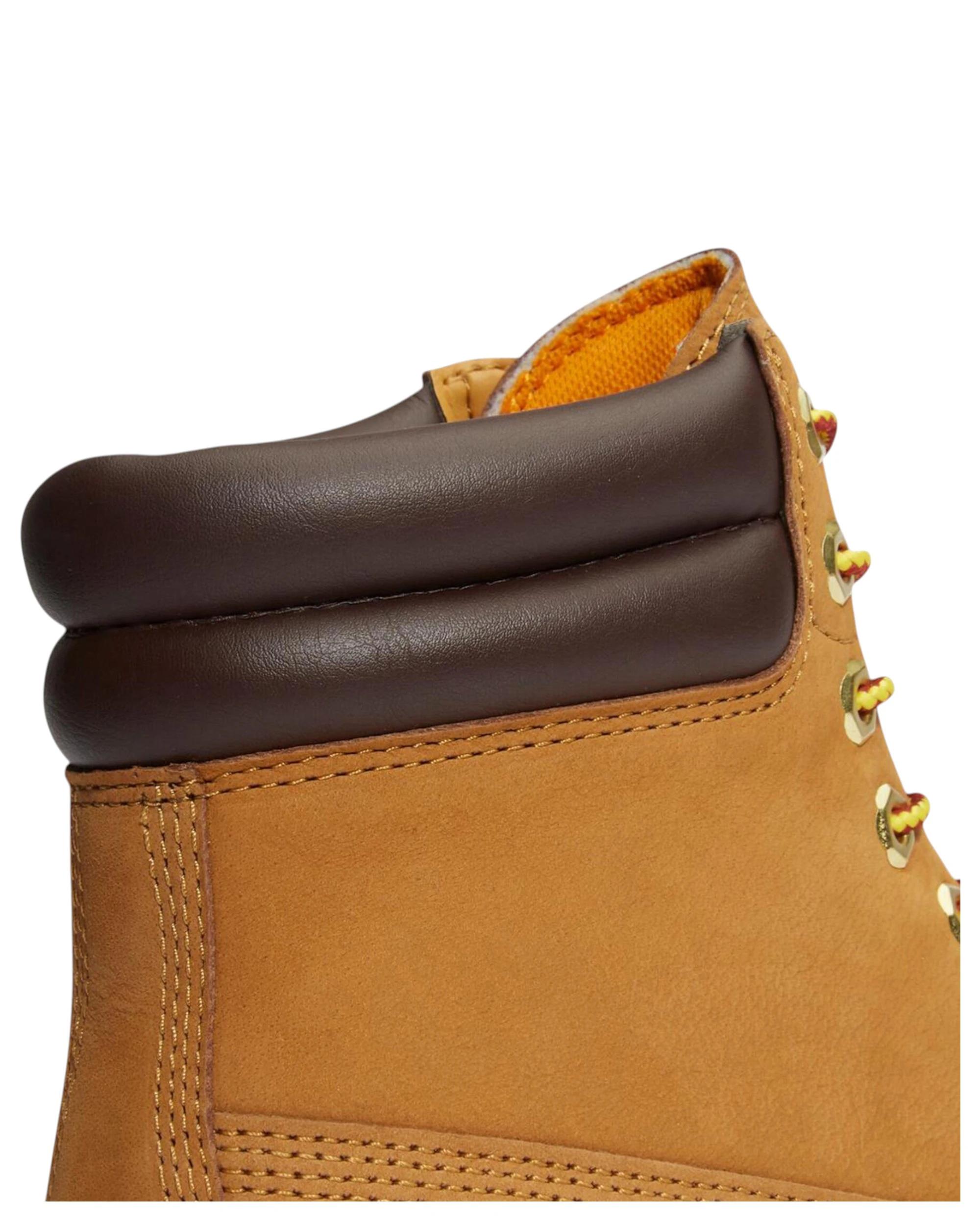 5 Timberland Mens 6-Inch Premium Waterproof Nubuck Wide Boot WHEAT, 5 of 6