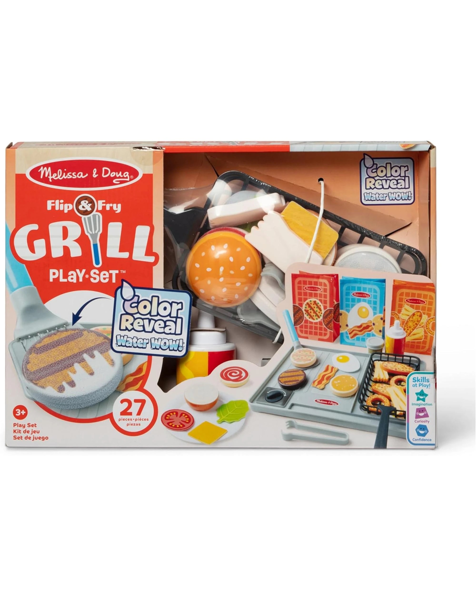 1 Melissa and Doug Water WOW! Flip and Fry Grill Play Set, 1 of 7