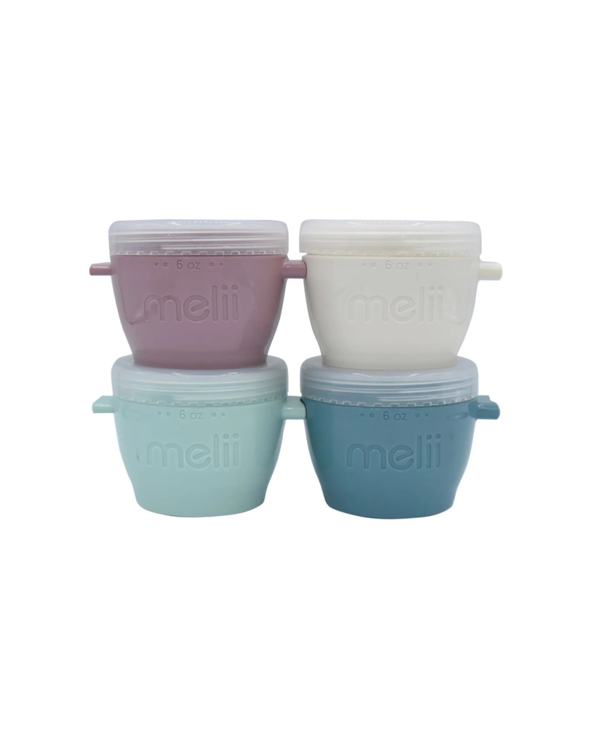 1 Melii 4pc Luxe Snap And Go Pods Airtight Leakproof Container Set 6oz - Multi, 1 of 3