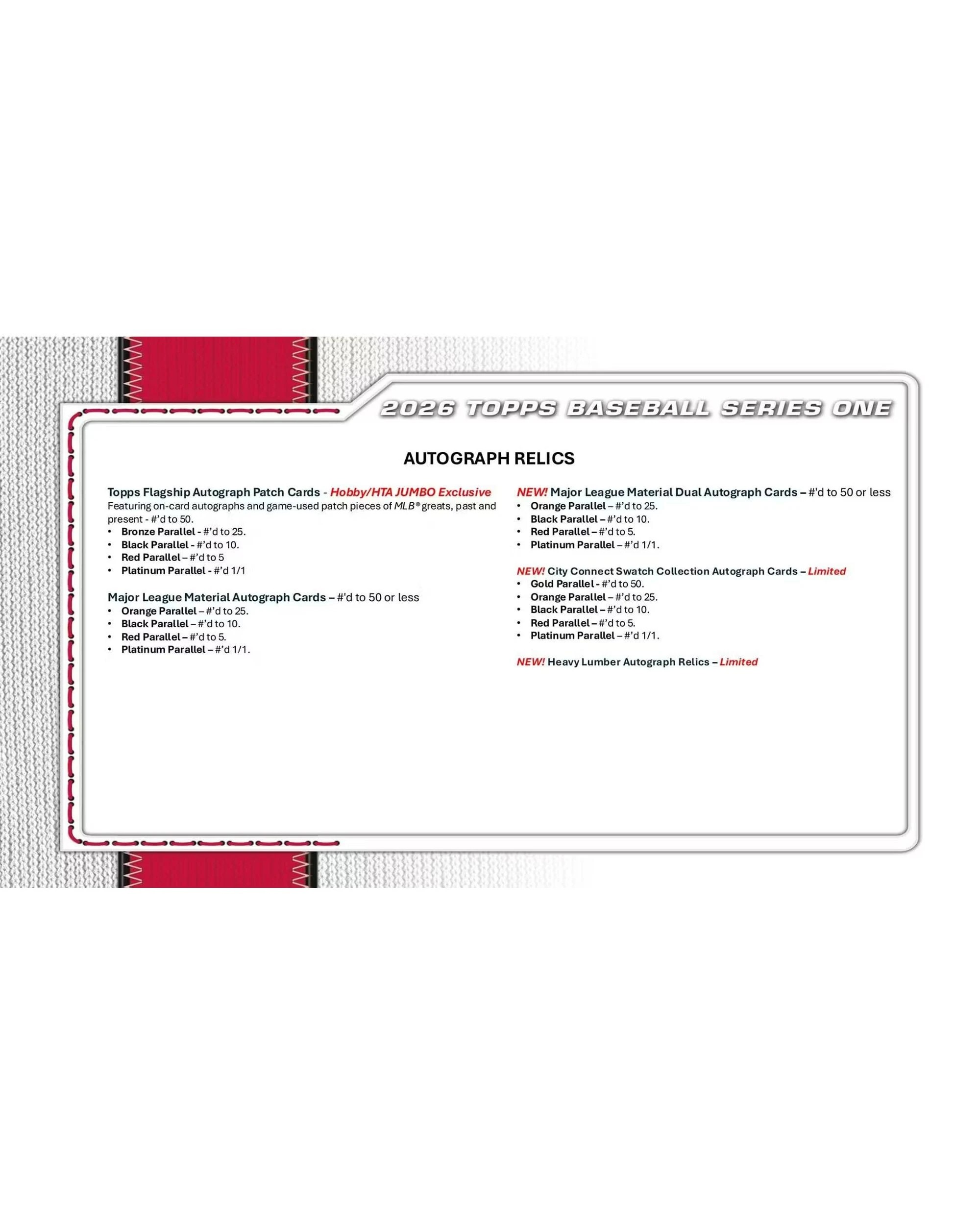 9 Topps 2026 MLB Series 1 Baseball Jumbo Box, 9 of 10