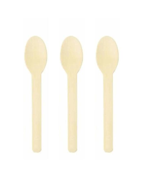 Alpen Eco Wooden Spoons Bulk Pack of 100