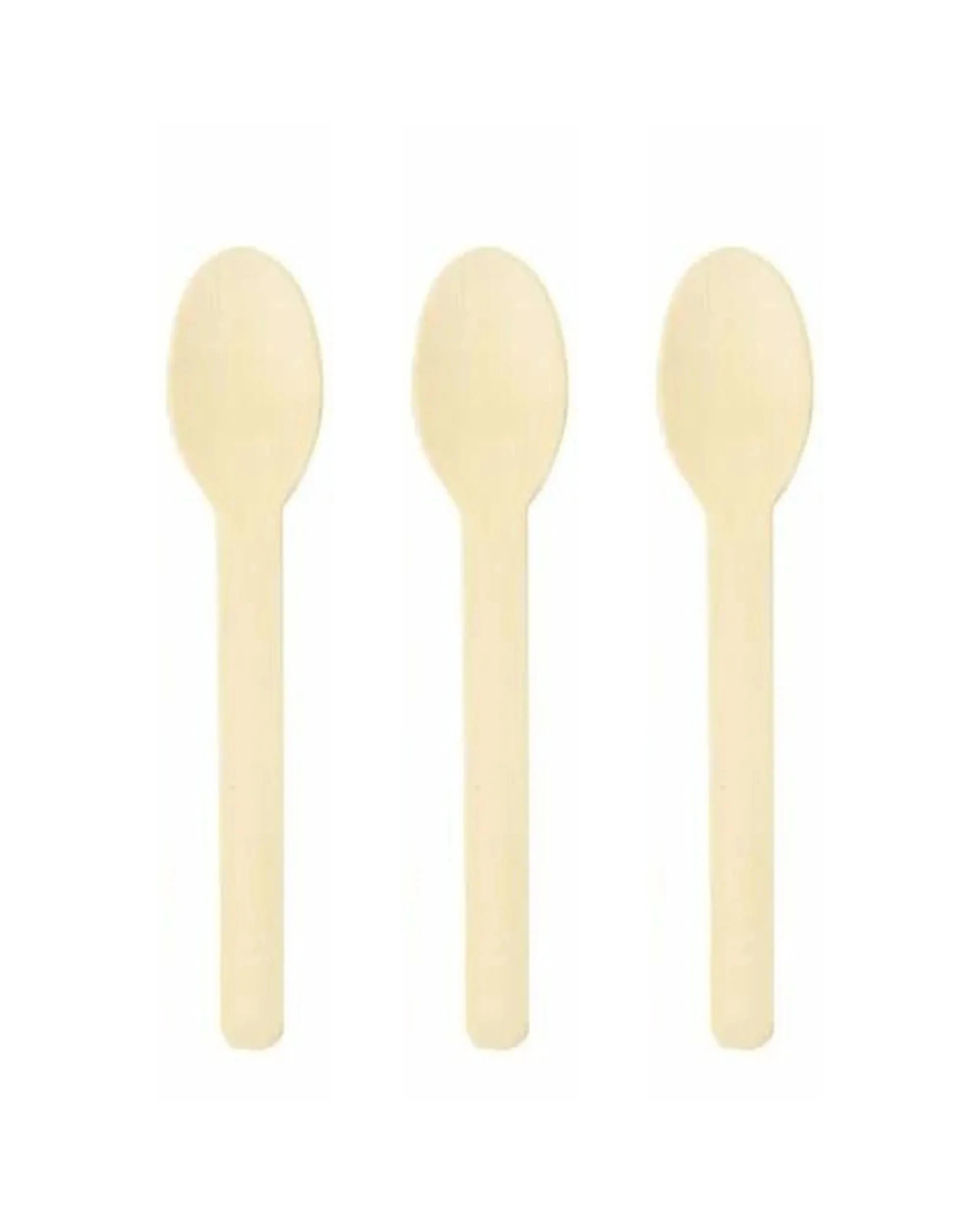 1 Alpen Eco Wooden Spoons Bulk Pack of 100, 1 of 2