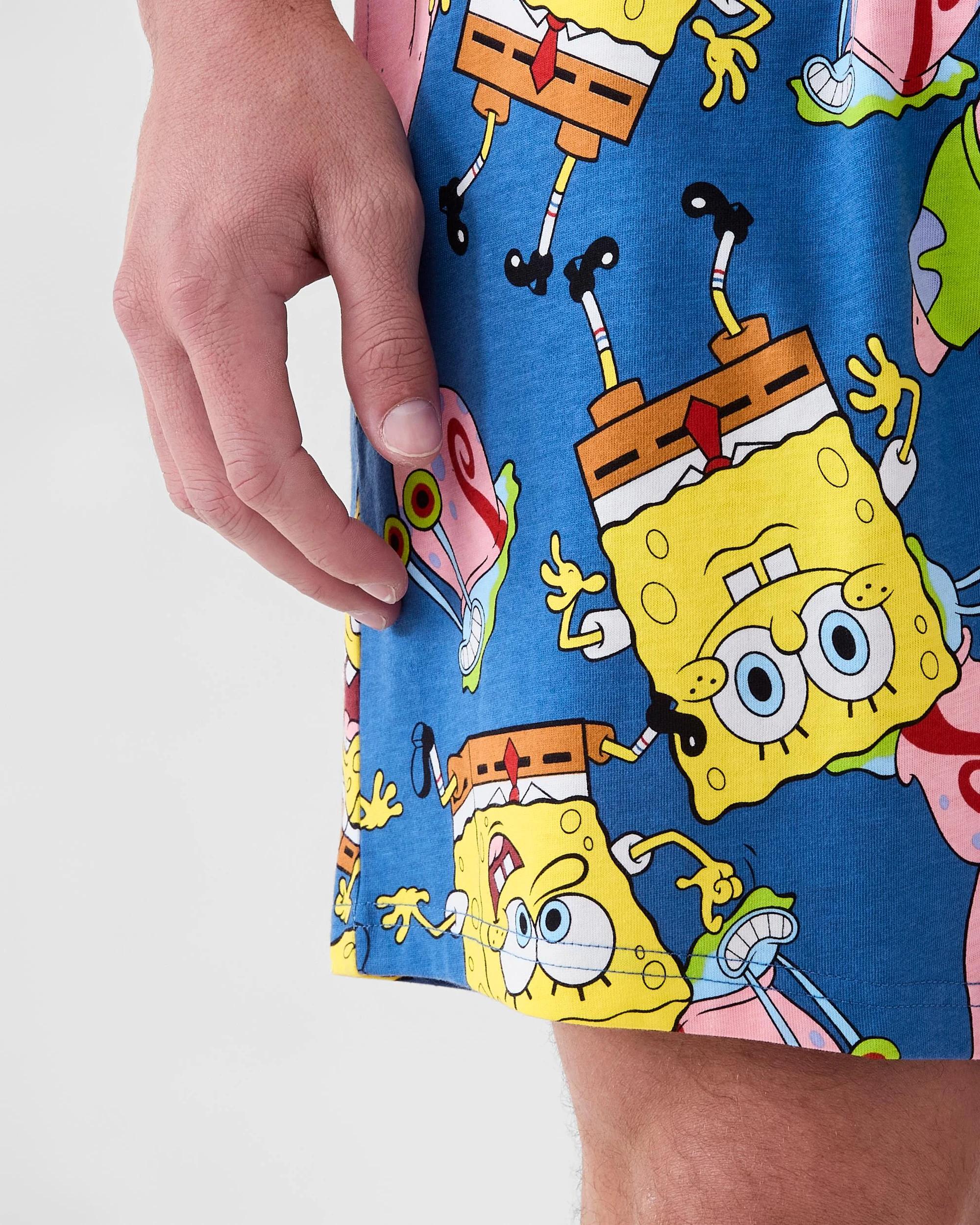 6 SpongeBob SquarePants License Sleep Shorts Spongebob, 6 of 7