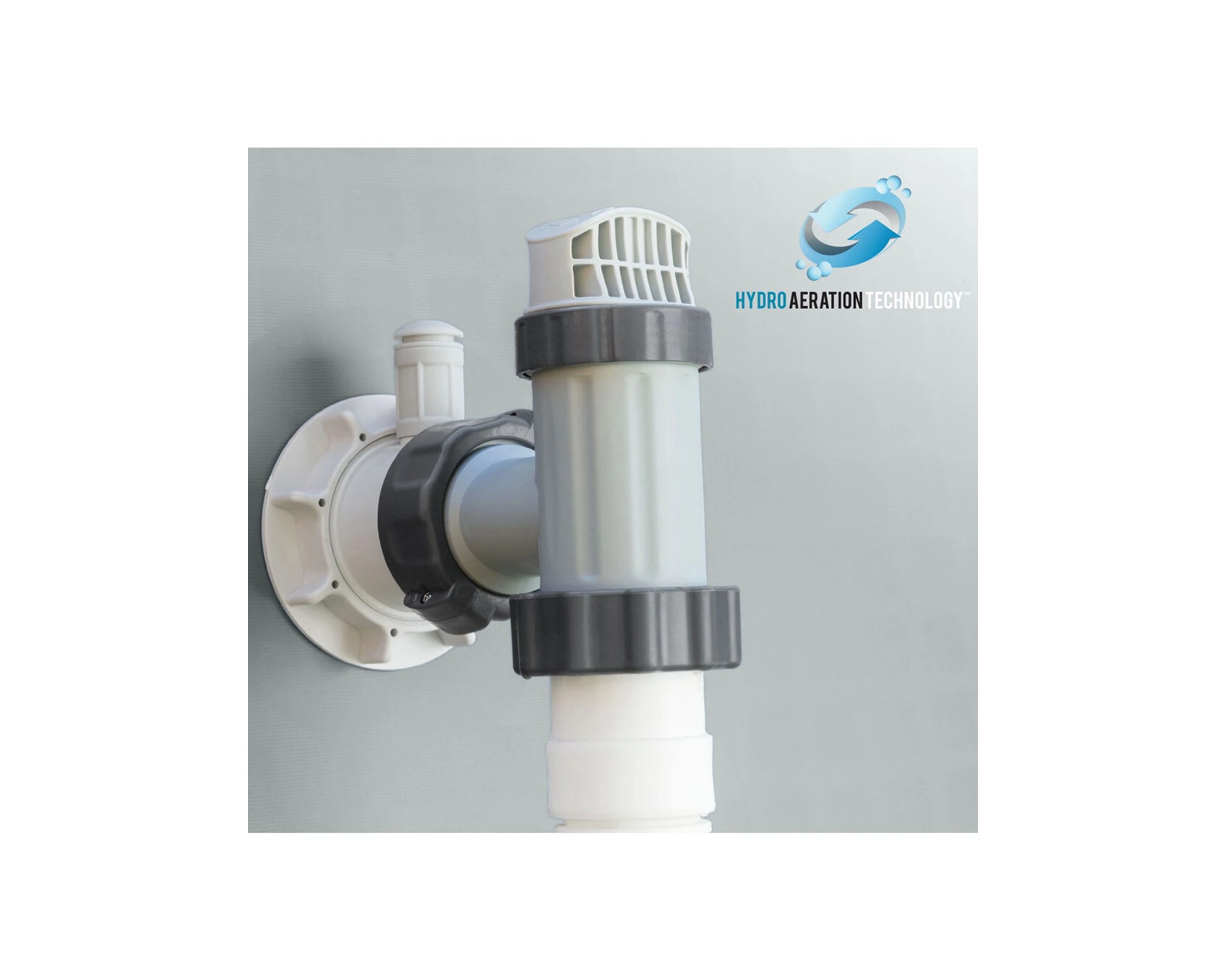 2 Intex Filter Cartridge Pump Pool Pump 1500GPH Hydro Aeration Auto Timer - Grey, 2 of 3