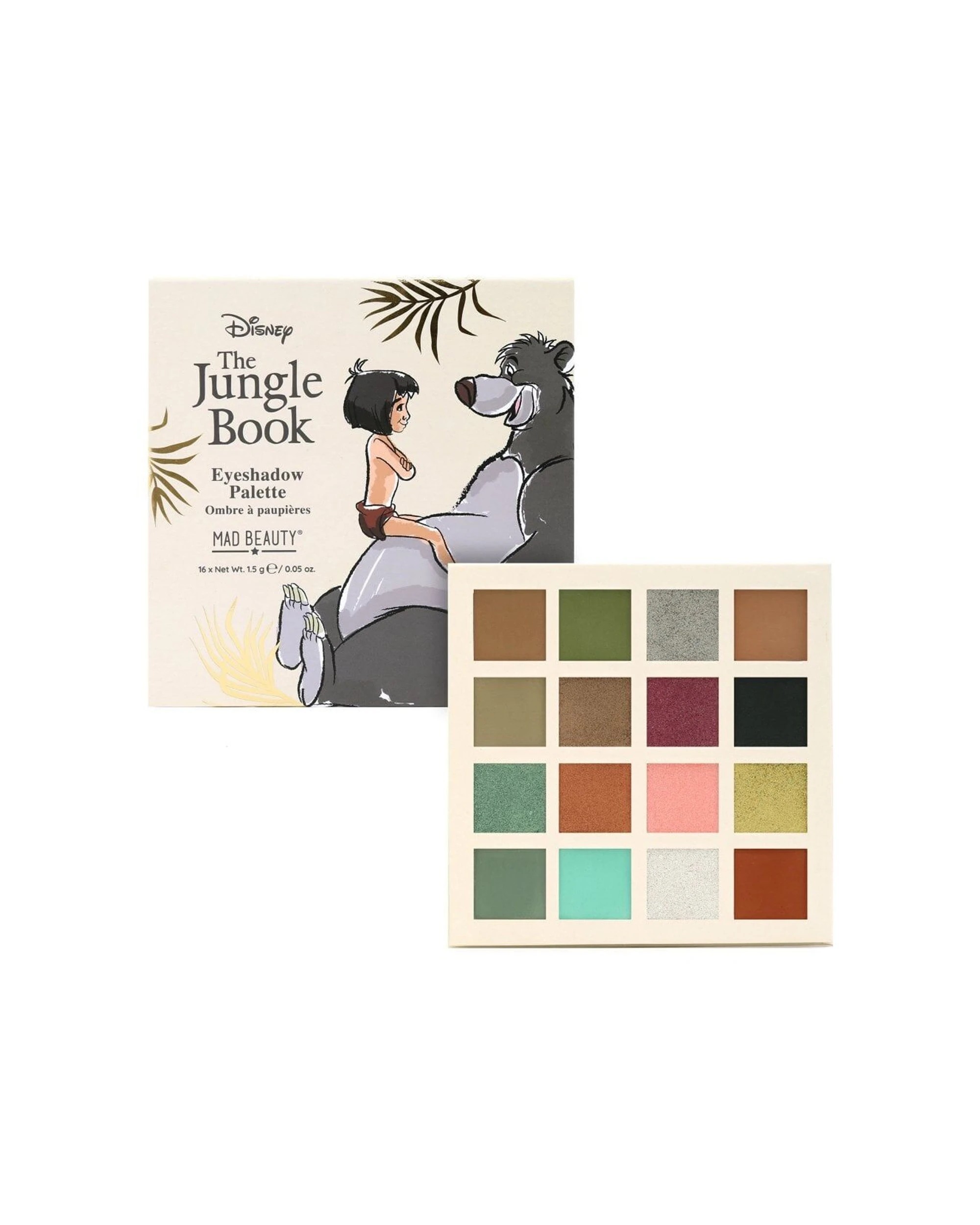 3 DISNEY 16pc The Jungle Book Pigmented Eyeshadow Makeup Palette 24g - Multi, 3 of 4