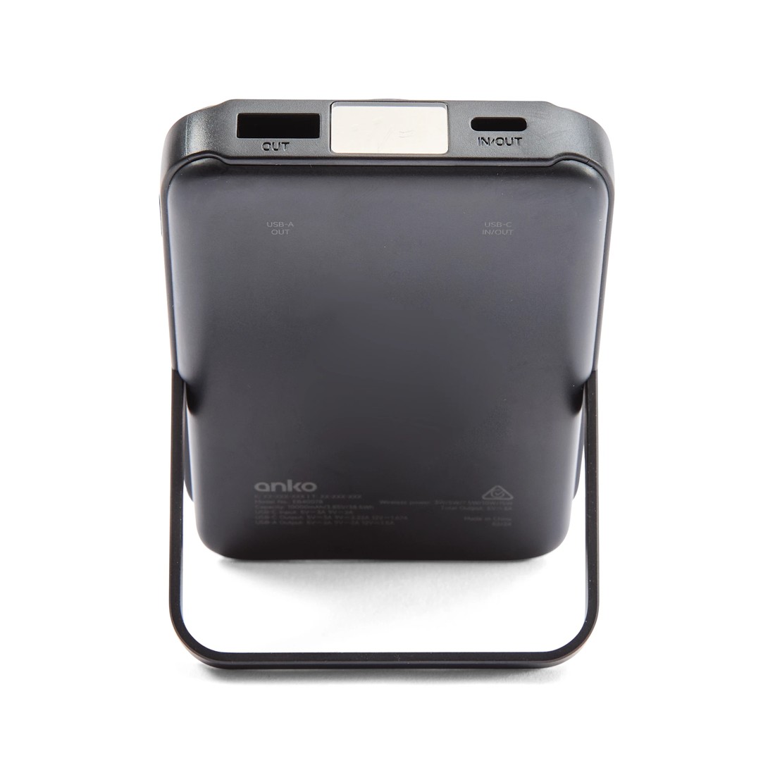 5 10000mAh Portable Charger with Stand - Black, 5 of 10