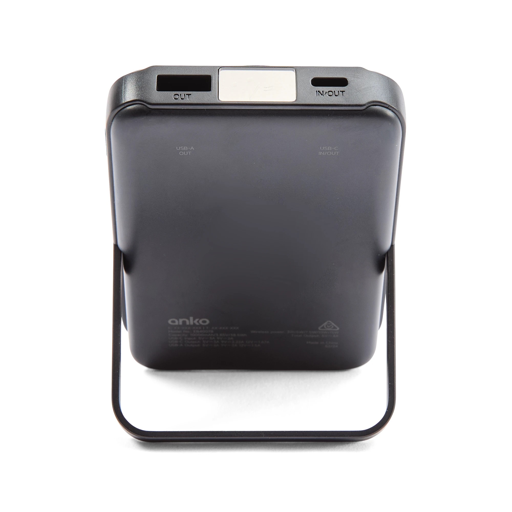 5 10000mAh Portable Charger with Stand - Black, 5 of 10