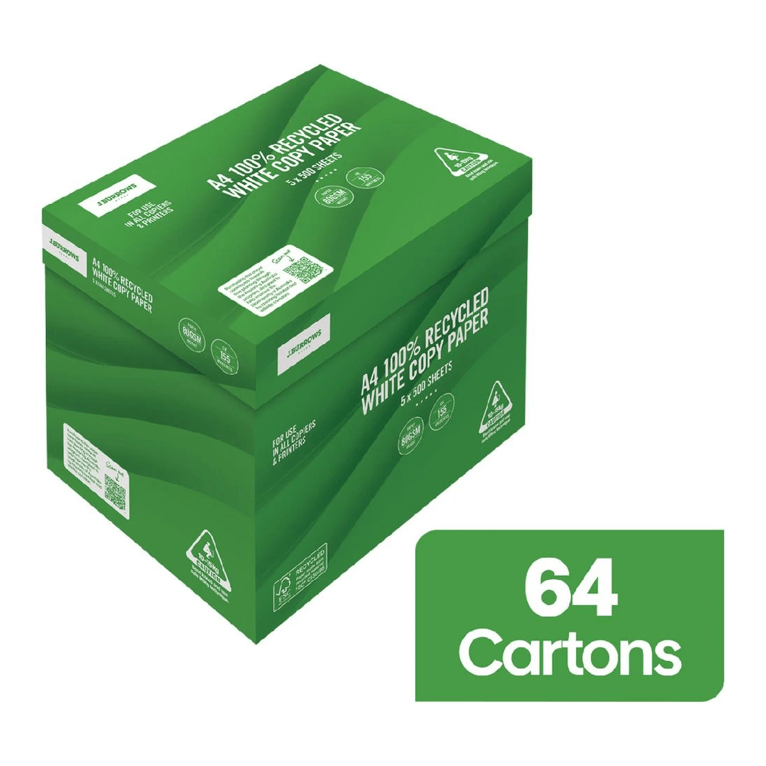 3 J. Burrows A4 Paper 320 Ream Pallet, 3 of 3