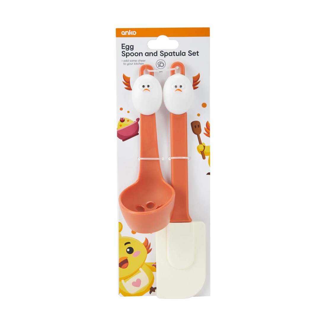 5 Egg Spoon and Spatula Set, 5 of 5