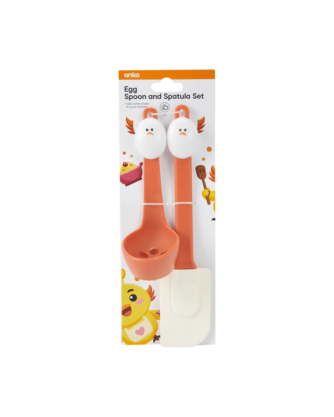 5 Egg Spoon and Spatula Set, 5 of 5