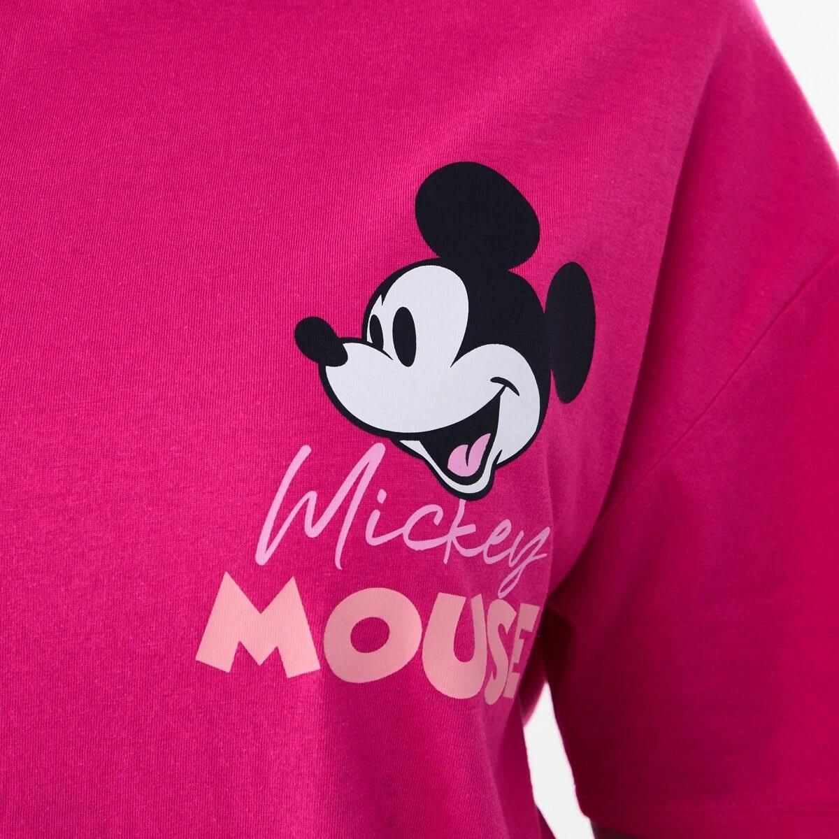 6 Short Sleeve Mickey Mouse License T-shirt MICKEY BEETROOT PINK, 6 of 6