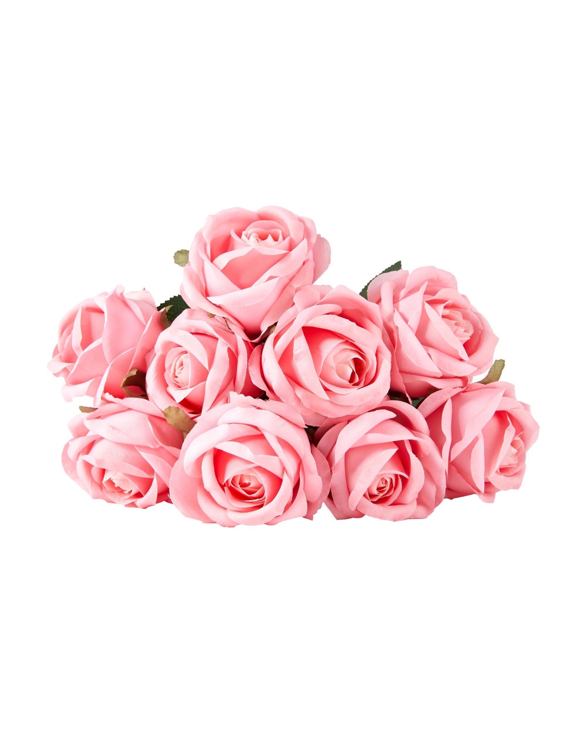 2 Artificial Pastel Pink Roses Bunch, 2 of 4
