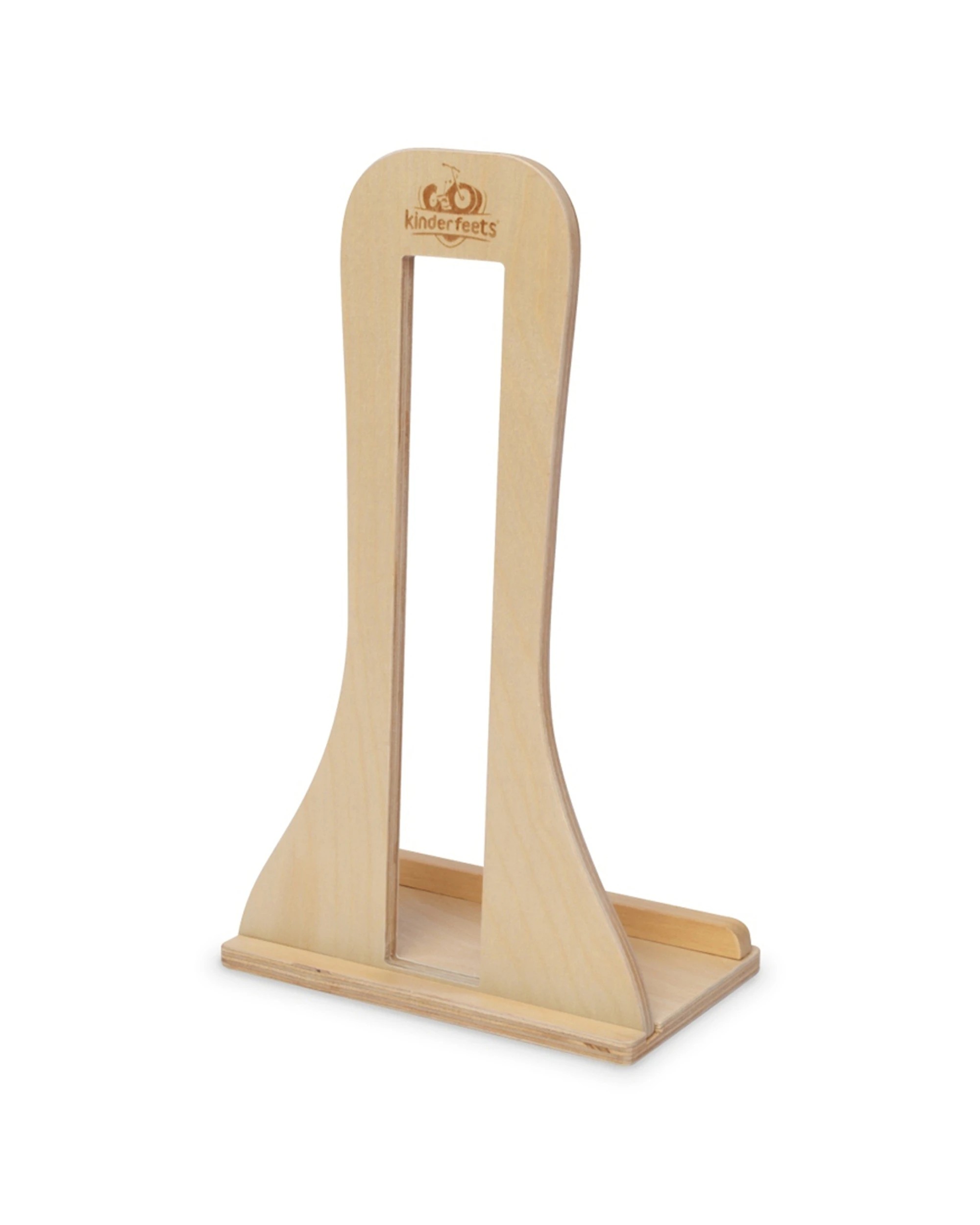 1 Kinderfeets Wooden 34cm Bike Stand For Tiny Tot Trike Kids Toy - Natural, 1 of 3