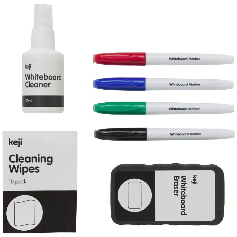 1 Keji Whiteboard Cleaning Kit 7 Pieces, 1 of 2