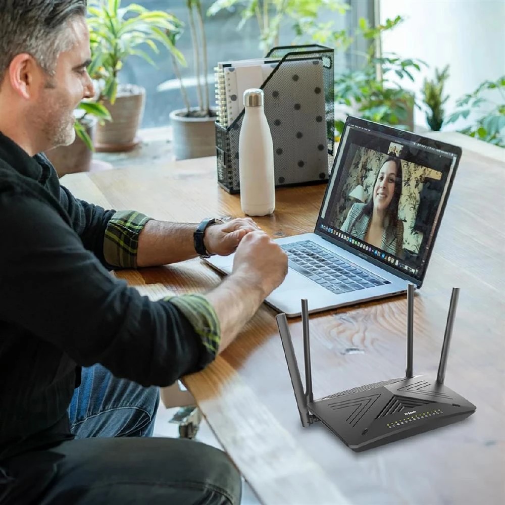 7 D-Link AX3000 Dual Band WiFi 6 VoIP Modem Router DSL-X3052E, 7 of 8