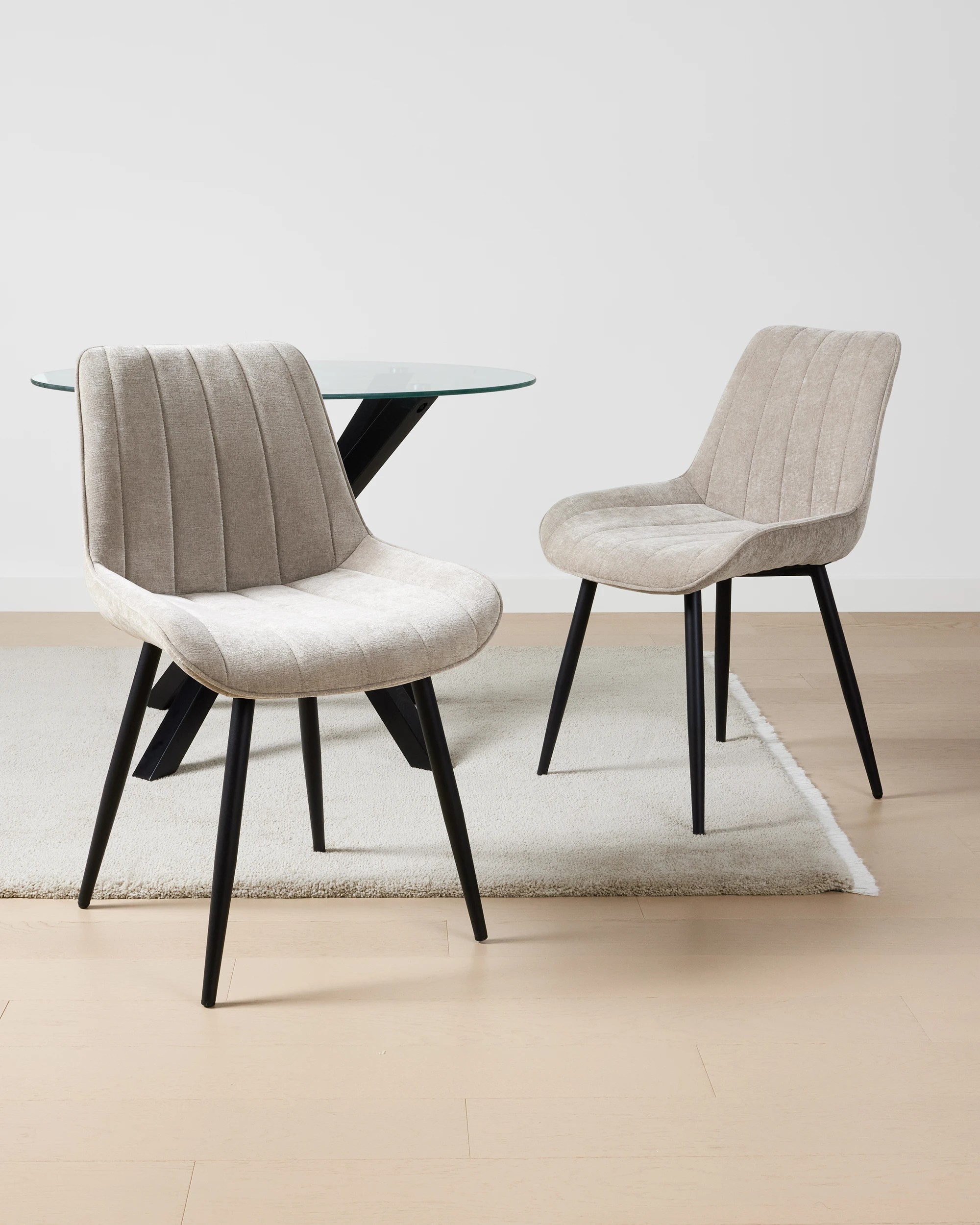 1 Harlo Set of 2 Dining Chairs - Mocha, 1 of 8