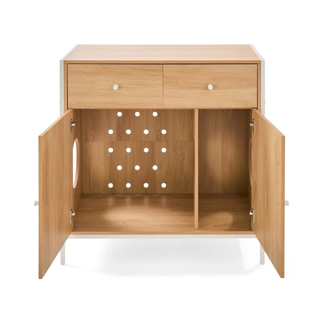 6 Cat Litter Cabinet with Storage, 6 of 10