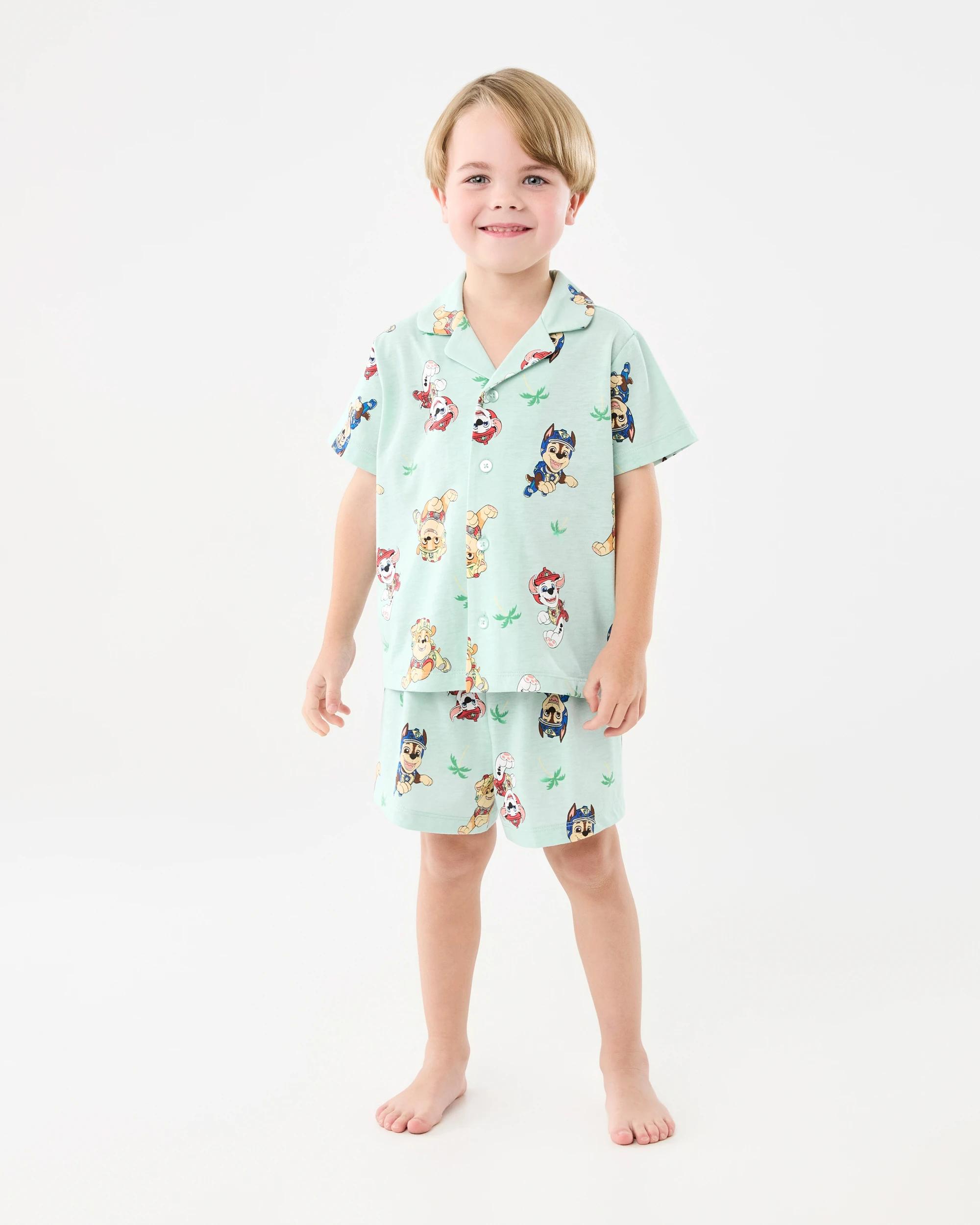 1 PAW Patrol License Button Down Pyjama Set Paw Patrol, 1 of 10