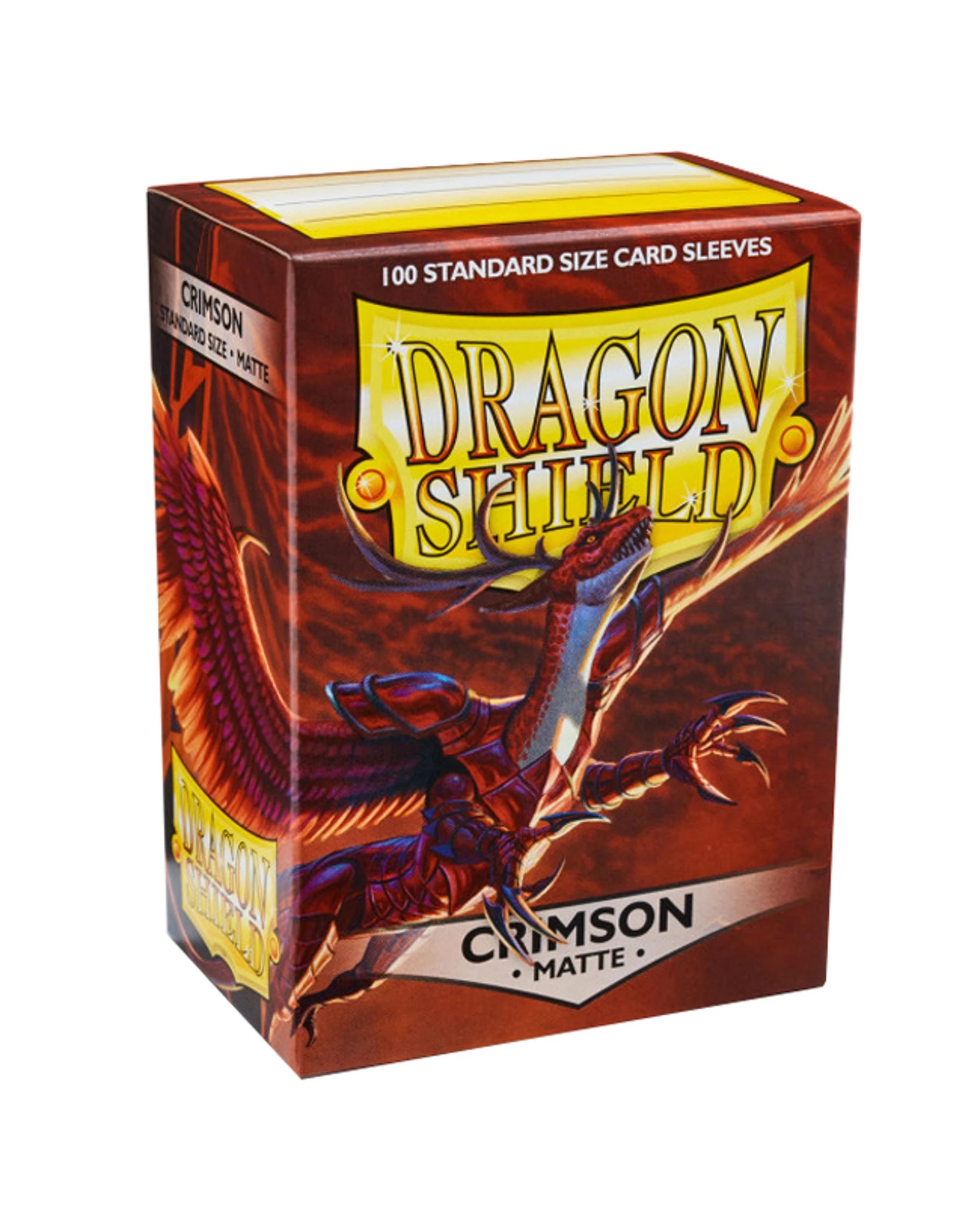 1 Dragon Shield Logi Matte Crimson Sleeves 100 Pack, 1 of 2