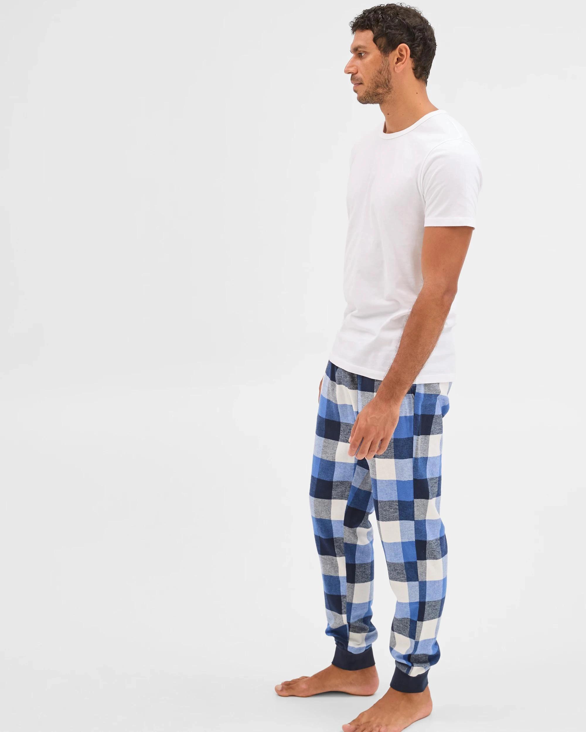 2 Target Man  Flannelette Jogger Sleep Pyjama Pants BLUE BUFFALO, 2 of 5