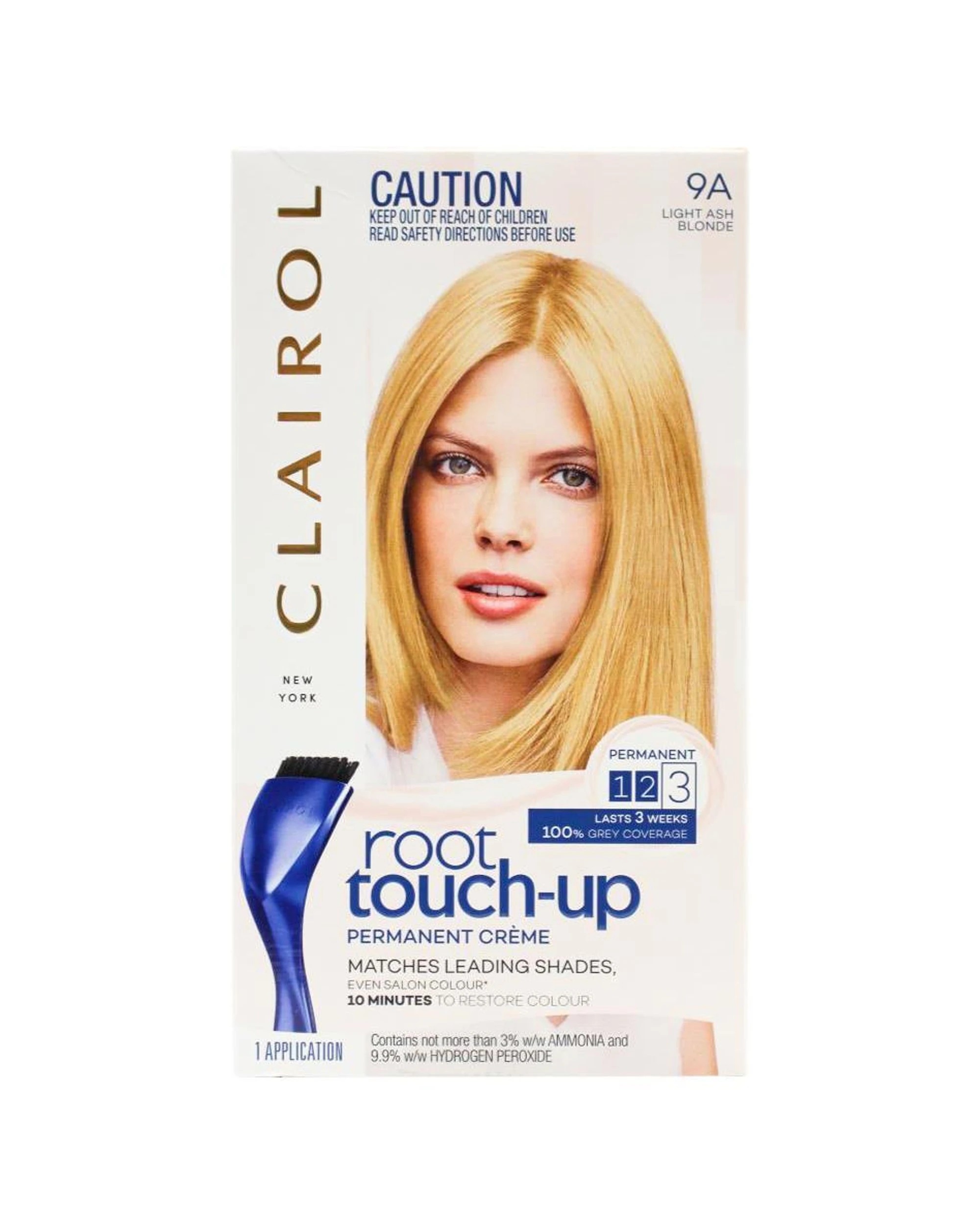 2 Clairol Root Touch Up Permanent Creme Hair Colour 8PK 9A Light Ash Blonde - Multi, 2 of 3