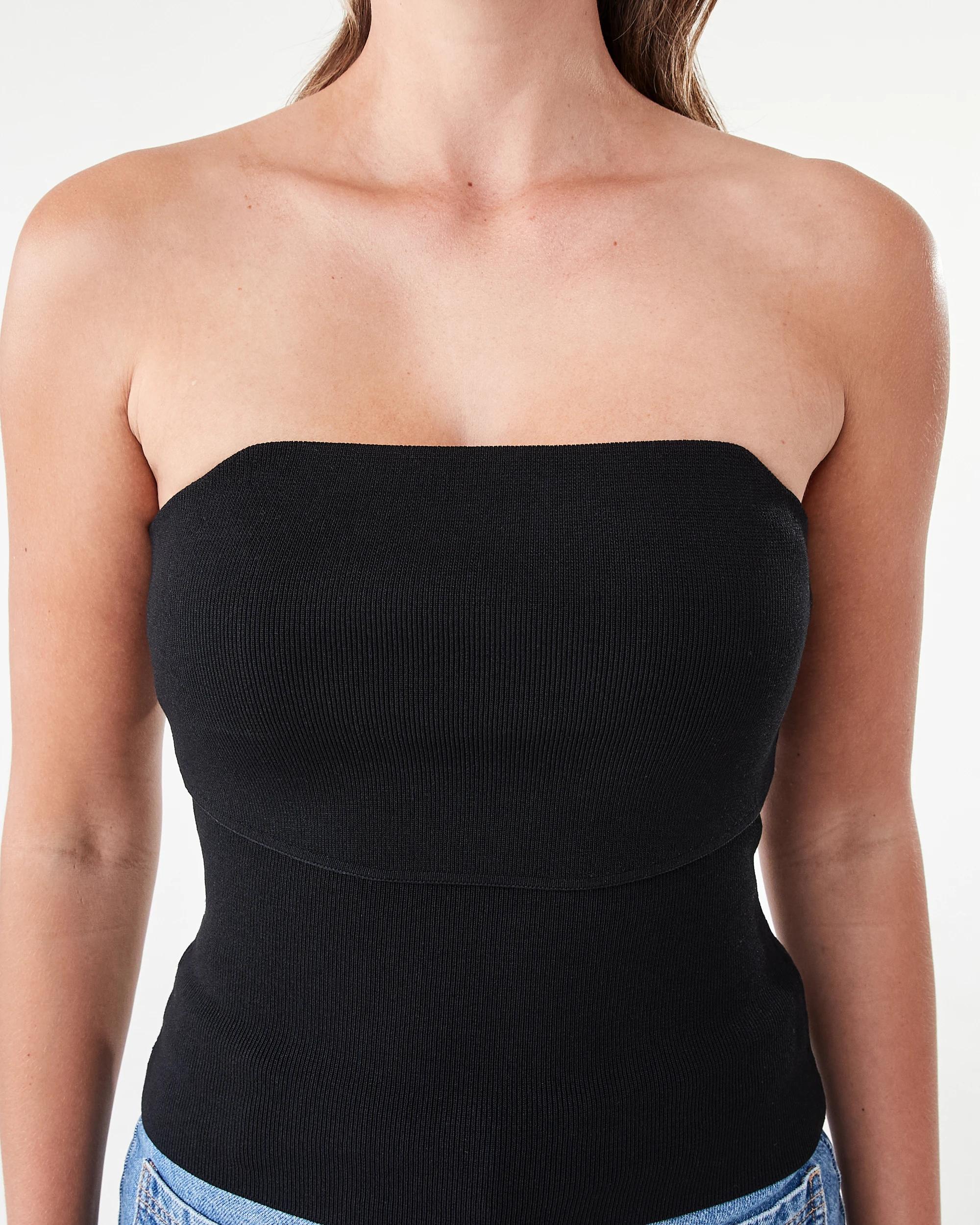 5 Fitted Bandeau Top Black, 5 of 7