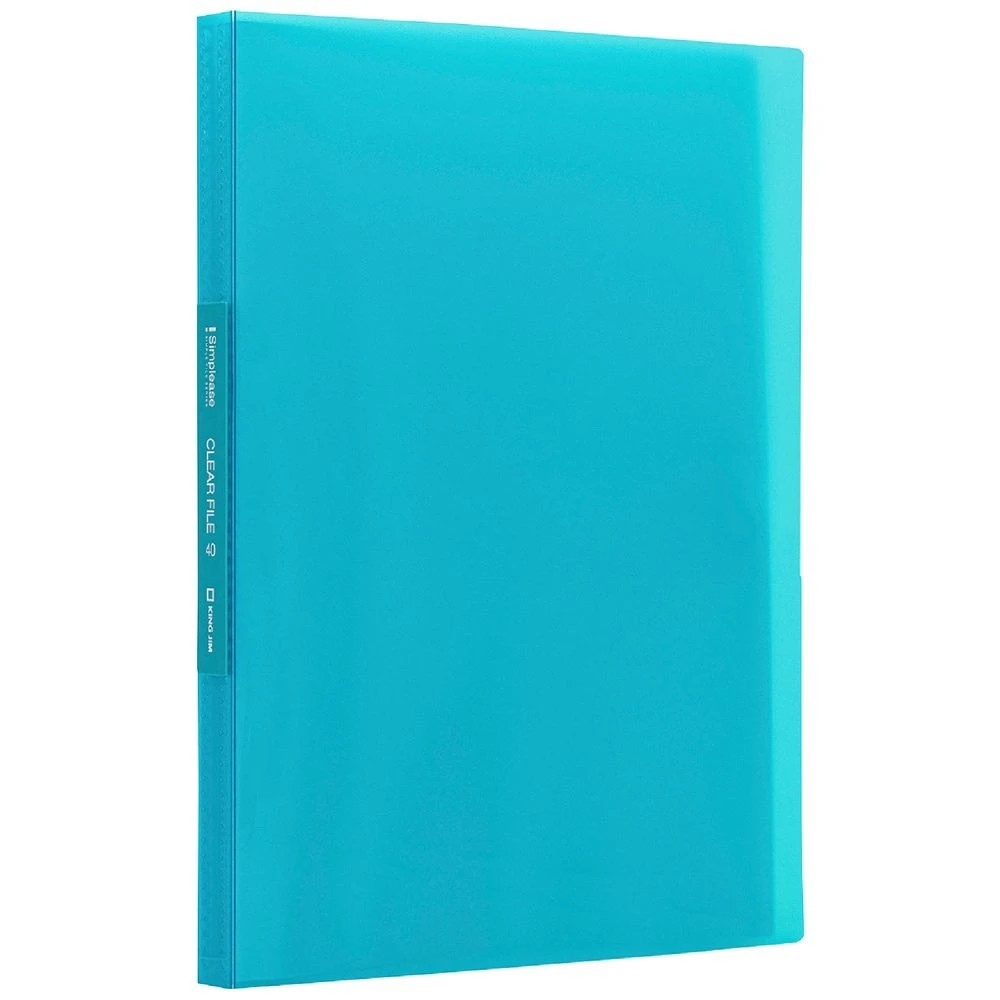 1 King Jim Fixed Display Book 40 Pockets Gloss Blue, 1 of 3