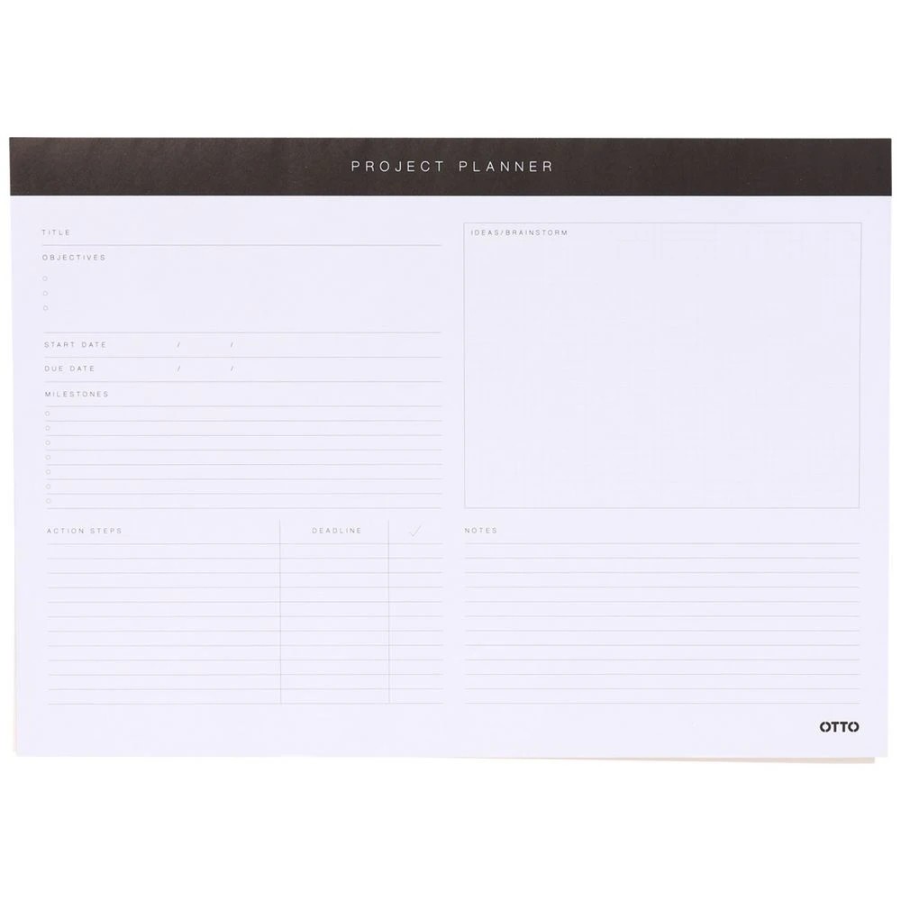 2 Otto A3 Project Planner, 2 of 2