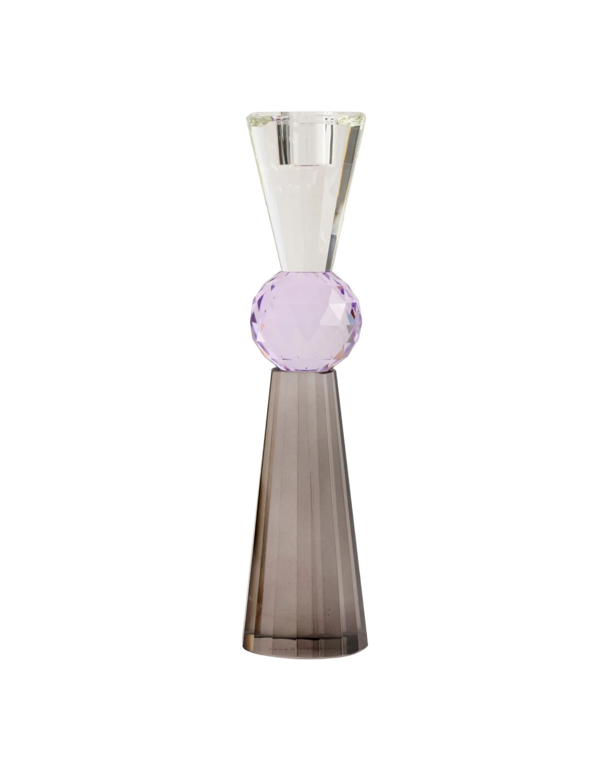 1 One Six Eight London Aubrey Candle Holder - 28cm - Grey, 1 of 3