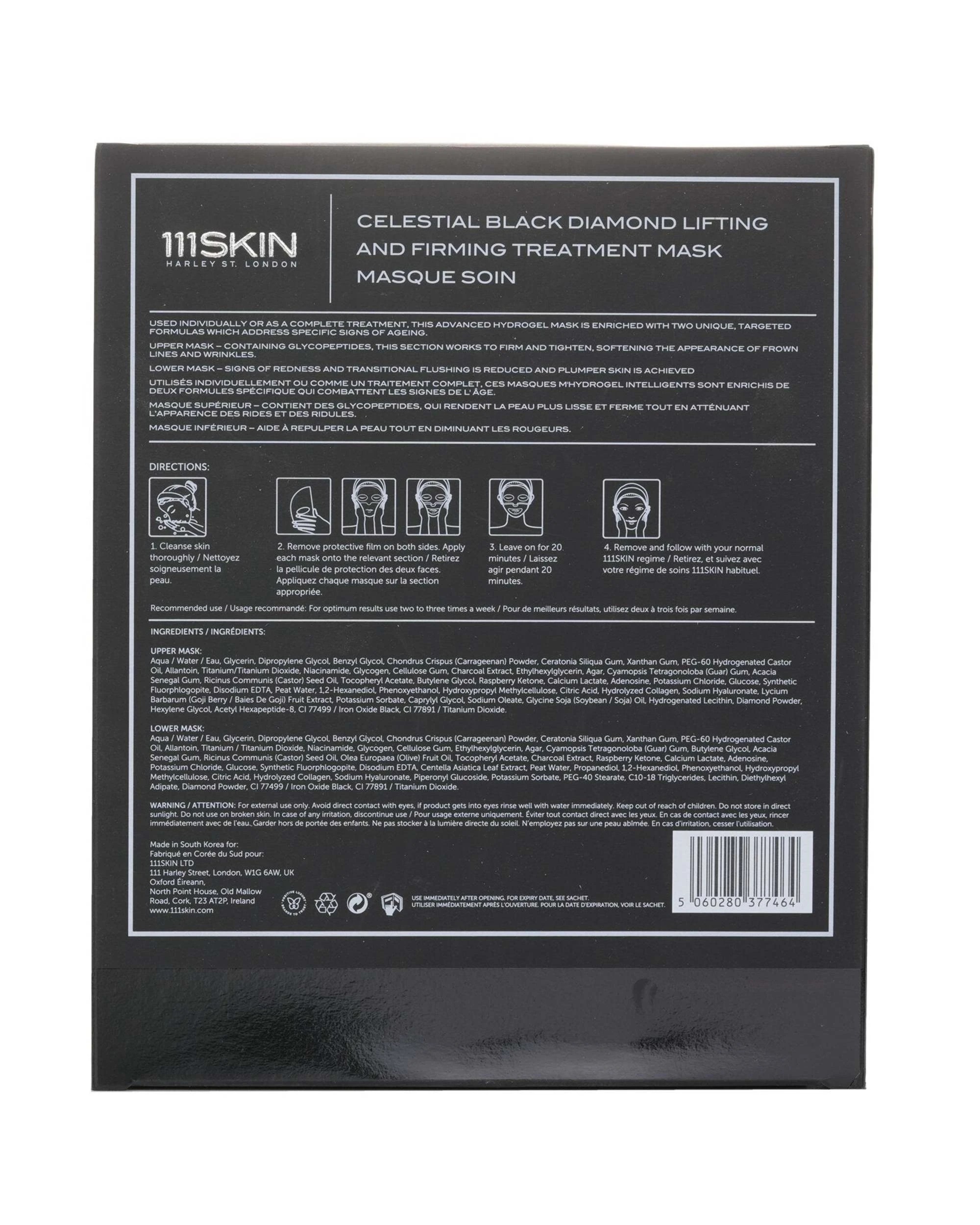 3 111skin Celestial Black Diamond Lifting and Firming Treatment Mask  31ml/1.04oz x 5, 3 of 3