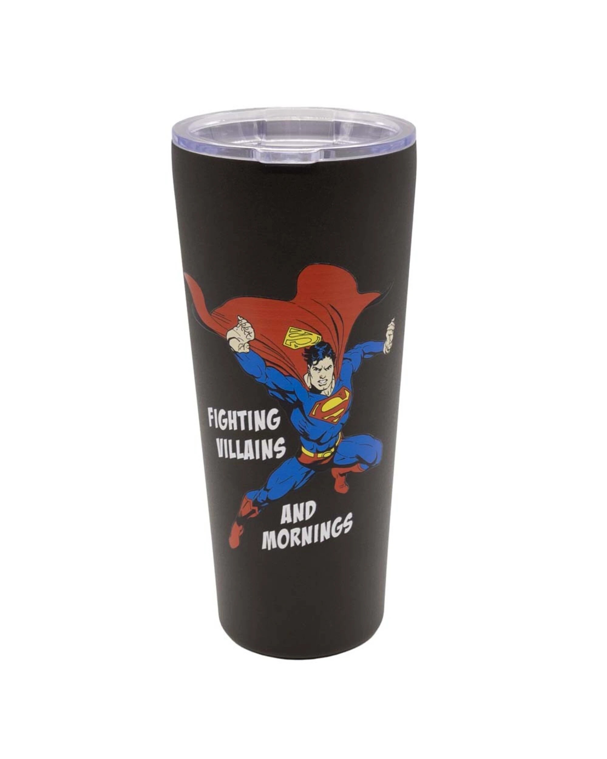 1 DC Comics - Superman Premium Travel Mug - Black, 1 of 2
