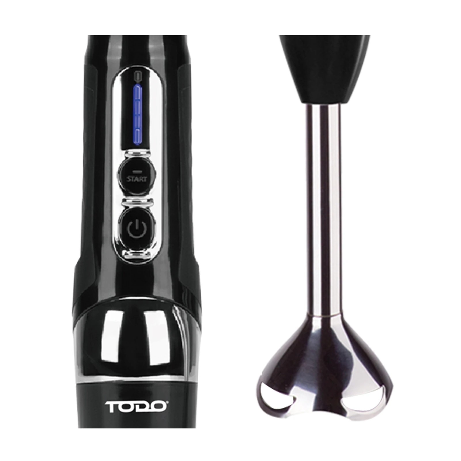 4 TODO Cordless Stick Blender Food Chopper Whisk 7.4V 2000mAh Handheld Electric Blender, 4 of 8