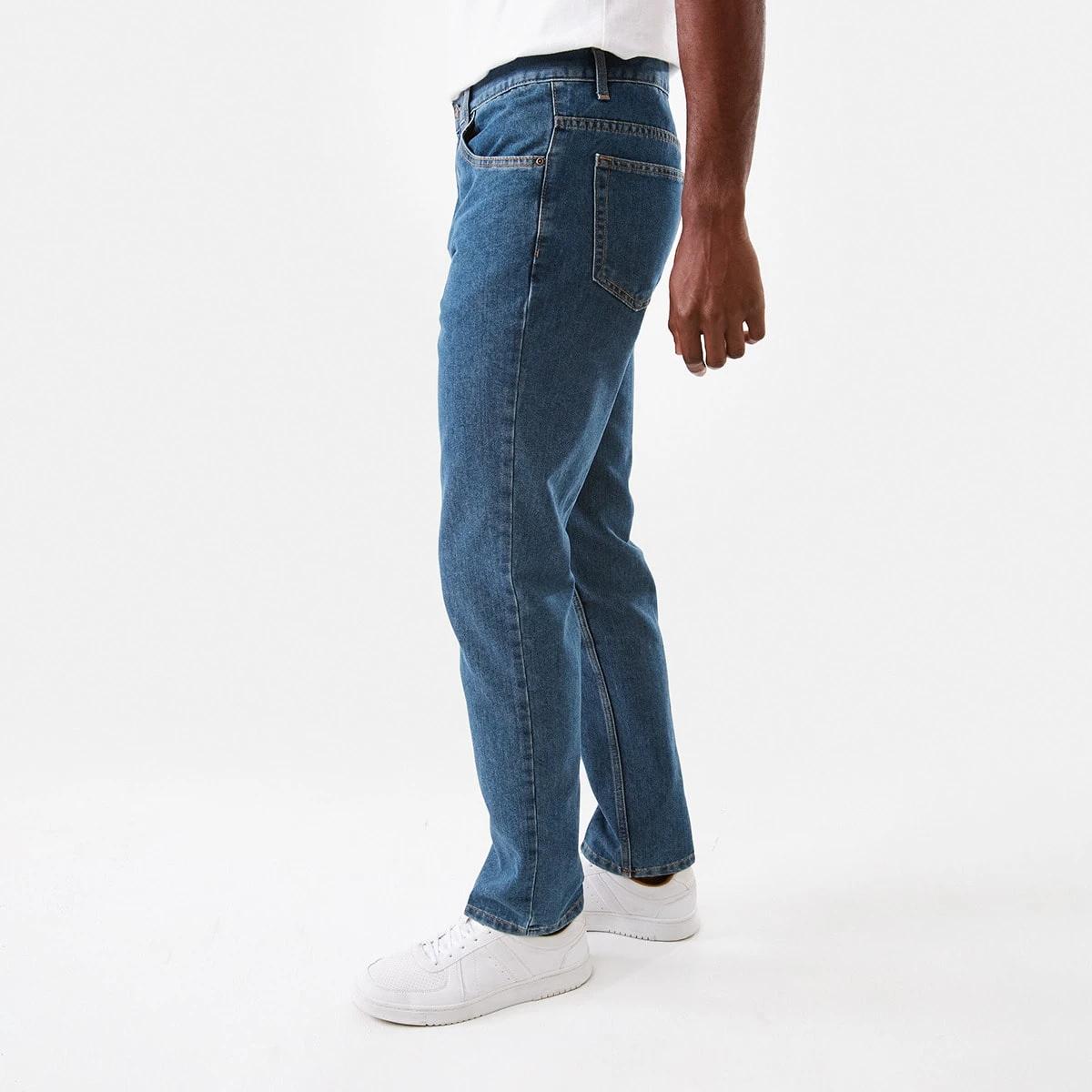 2 Regular Straight Fit Jeans Indigo Wsh, 2 of 7