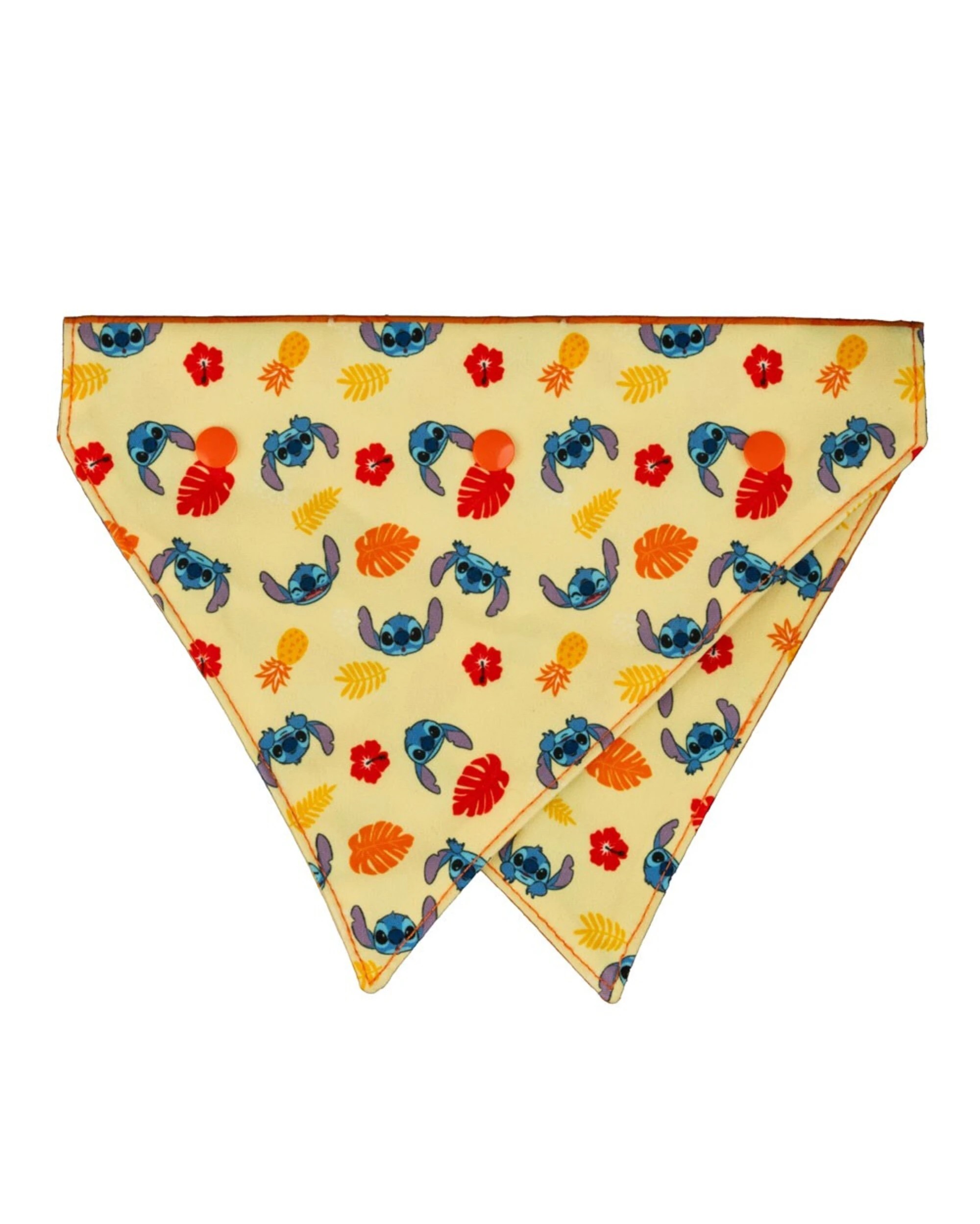 3 Disney - Lilo & Stitch - Stitch Cat & Dog Bandana - Small/Medium - Orange, 3 of 4