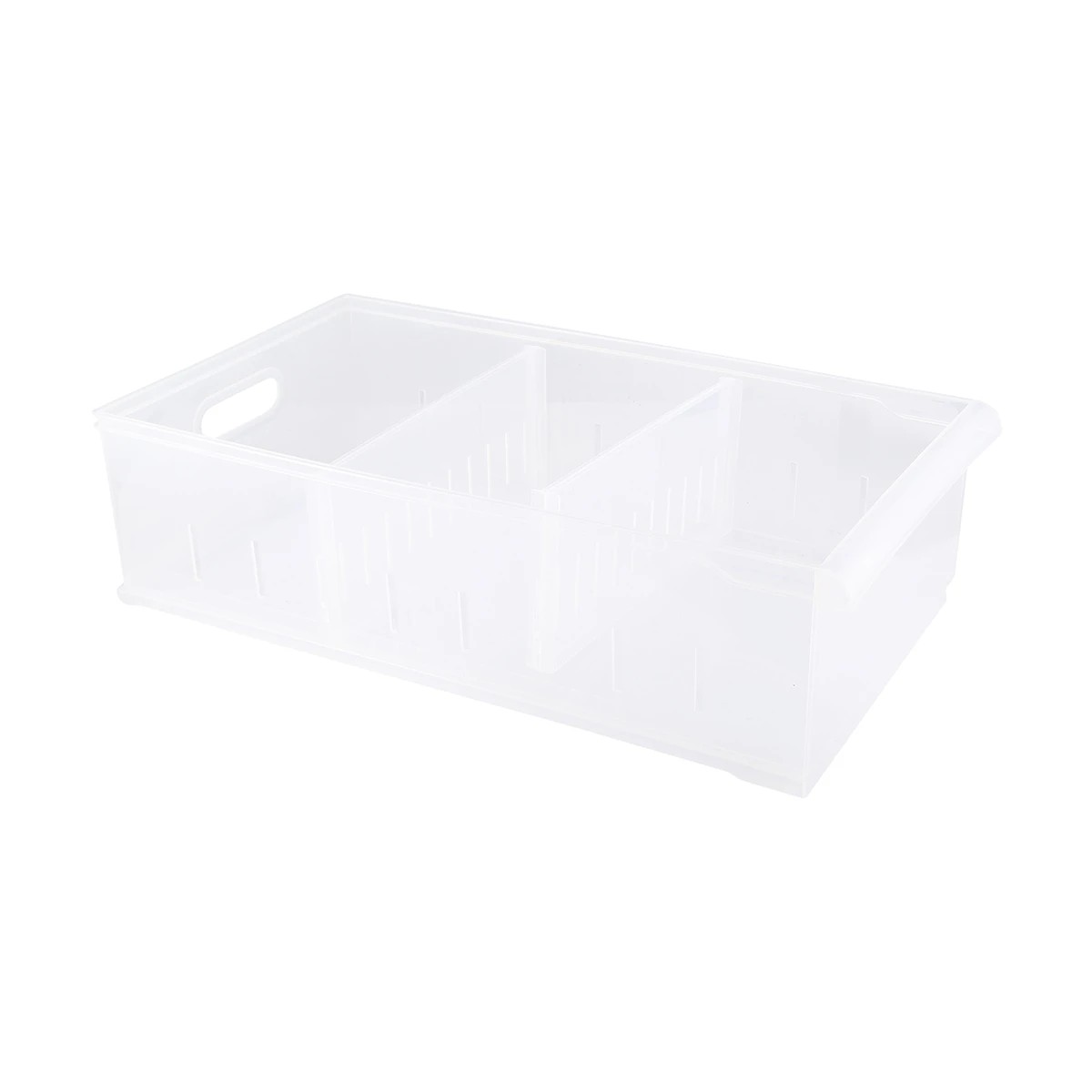 1 Wide & Low Roller Storage Compartment - Anko - Clear, 1 of 2