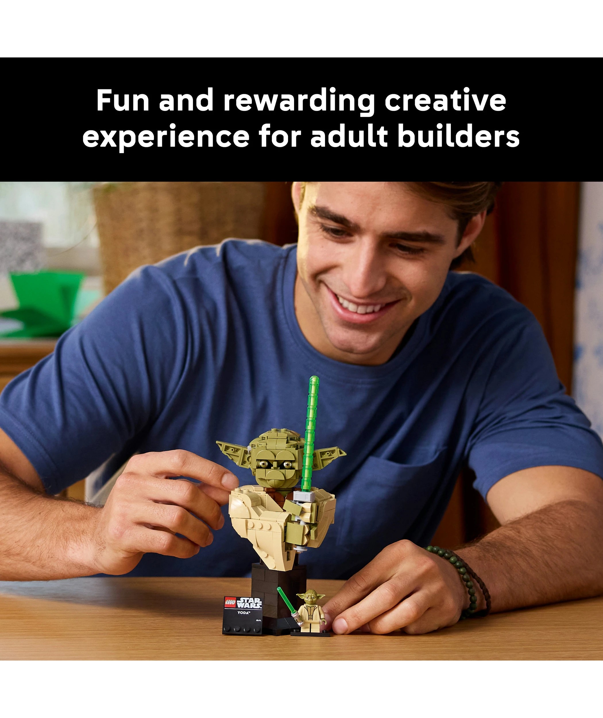 4 LEGO Star Wars Yoda Bust 75438, 4 of 10