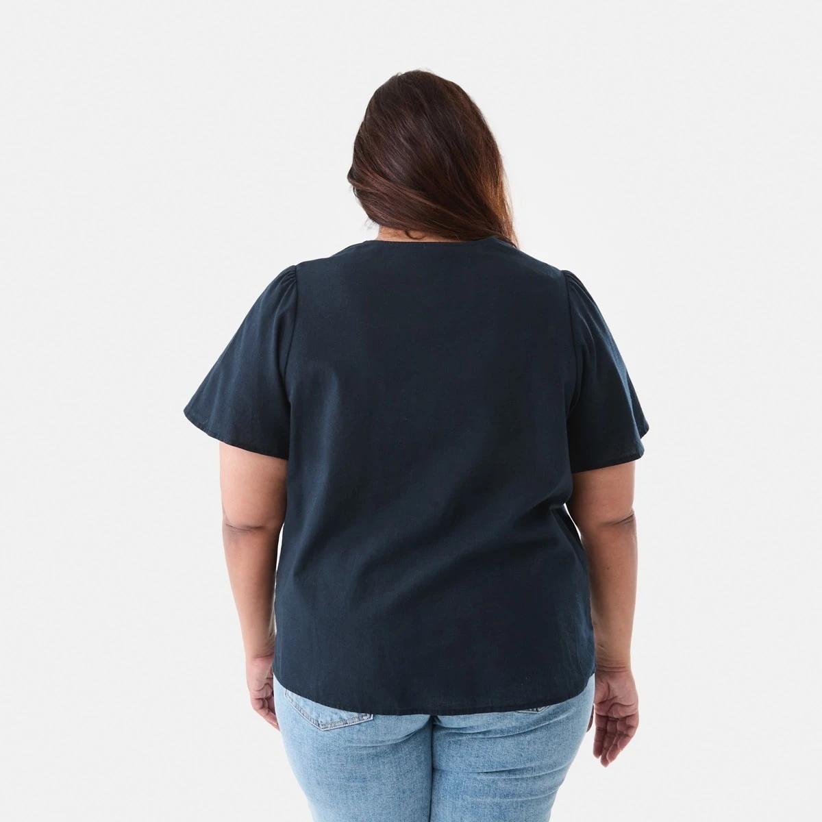 3 Curve Short Sleeve Femme Top Sky Cptn, 3 of 5