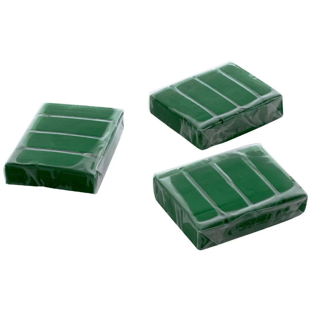 4 Born Oven Bake Polymer Clay Emerald Green 3 Pack, 4 of 4