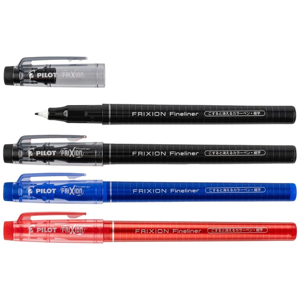 3 PILOT FriXion Erasable Fineliner 0.45mm Assorted 4 Pack, 3 of 7