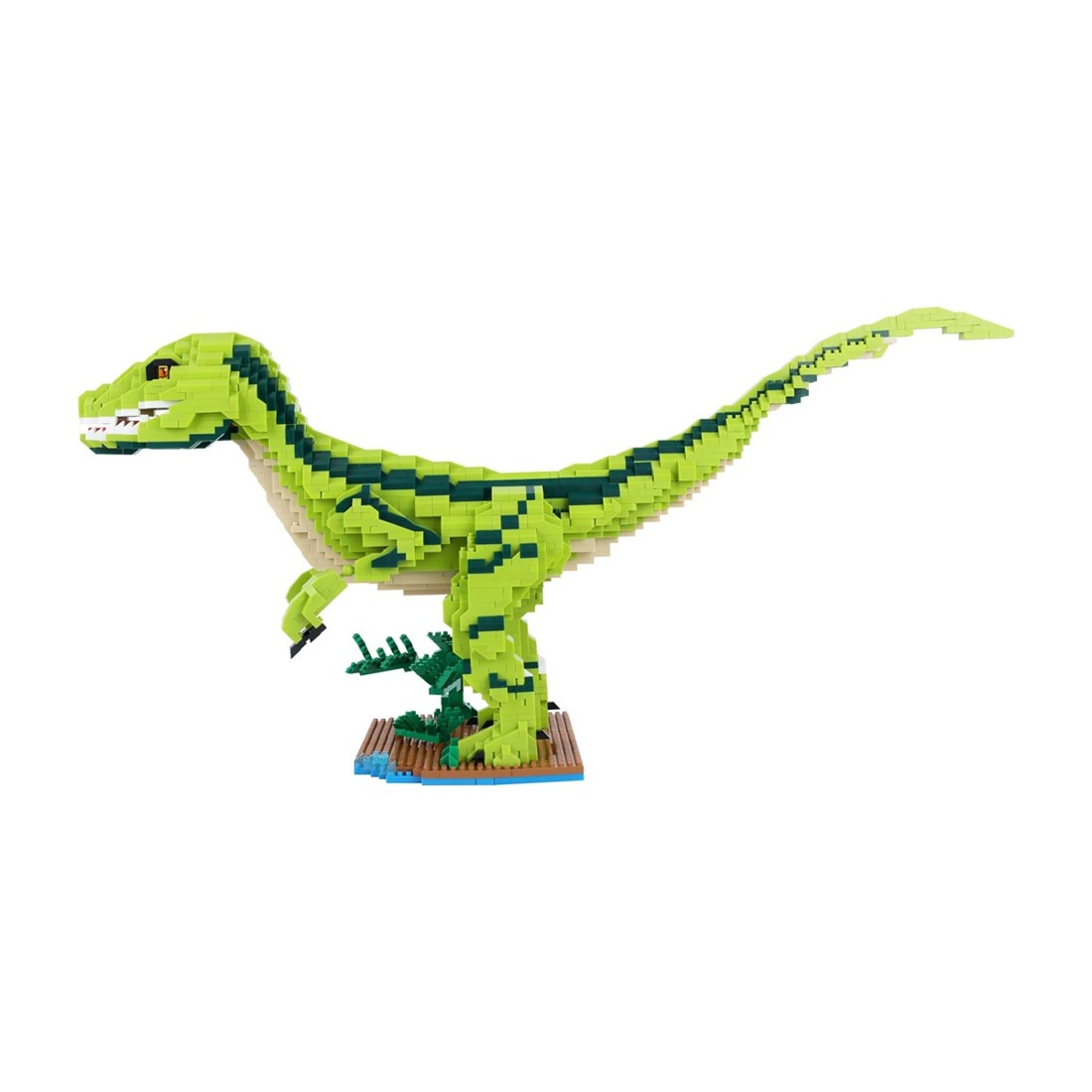 4 1991 Piece Mini Blocks Dinosaur Series: Raptor, 4 of 5