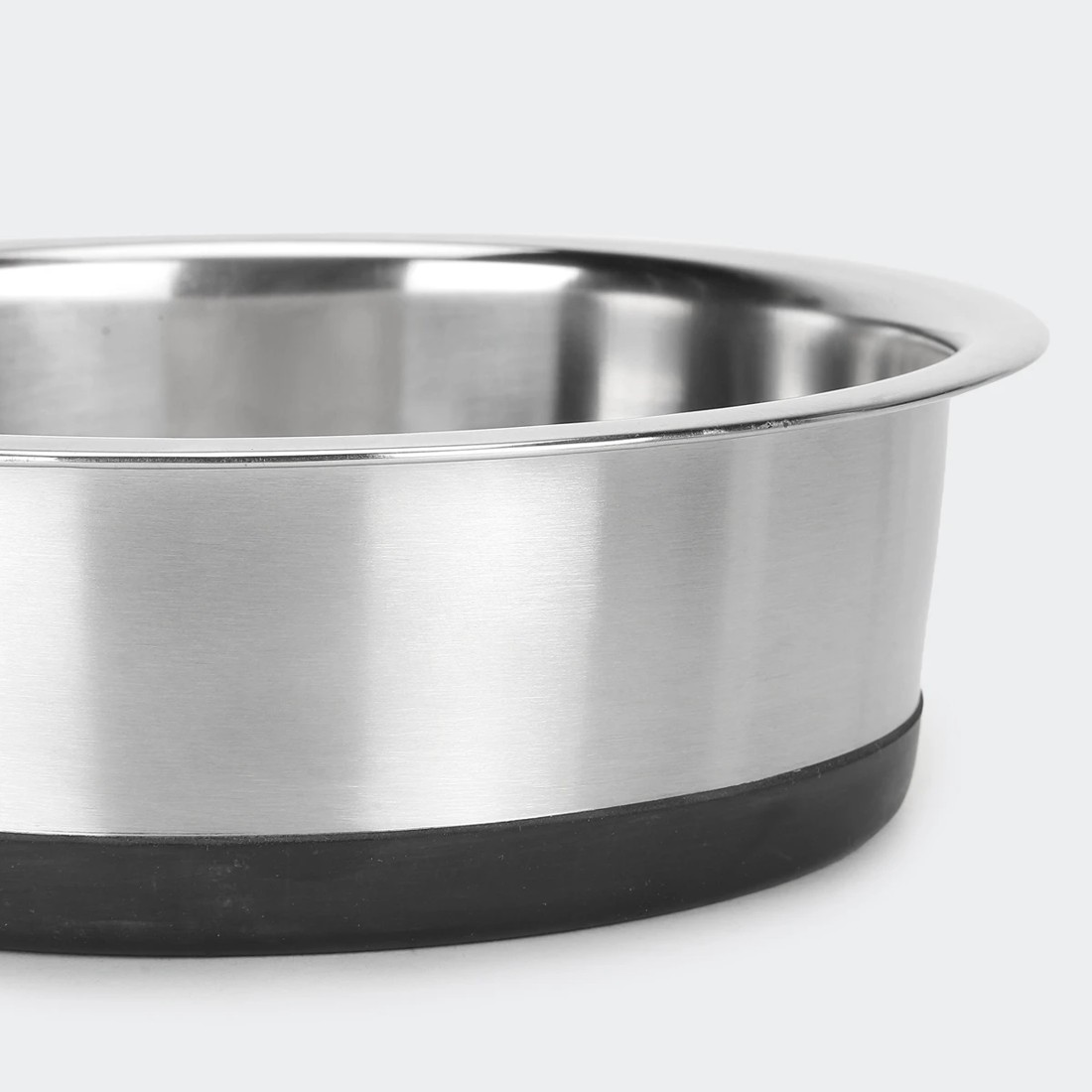 4 Pet Bowl Stainless Steel & Rubber - Large, 4 of 6