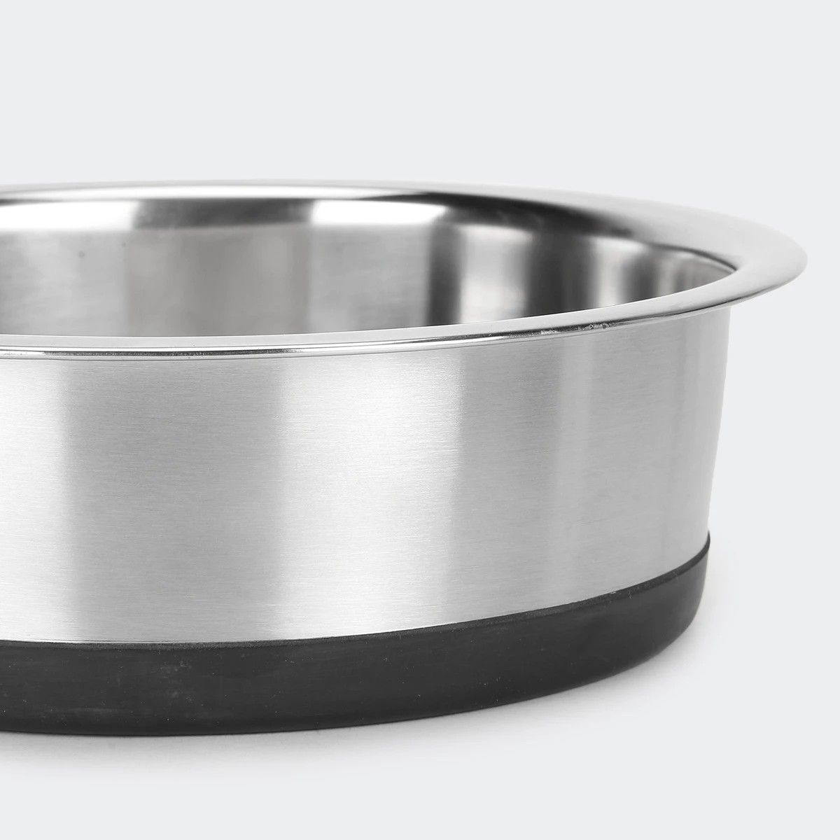 4 Pet Bowl Stainless Steel & Rubber - Large, 4 of 6