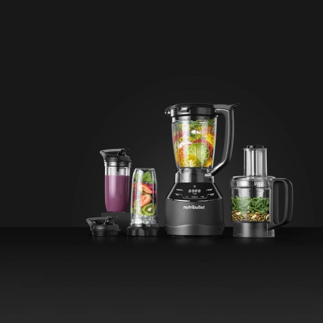 3 NUTRIBULLET Triple Prep System Black, 3 of 5