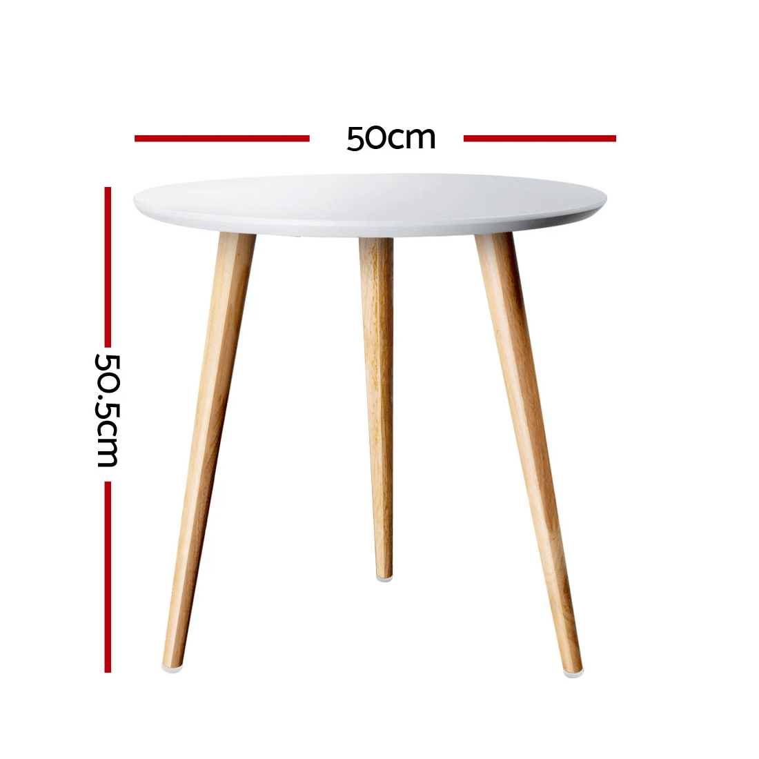 2 Artiss Coffee Table Round 50CM Callix - Multi, 2 of 7