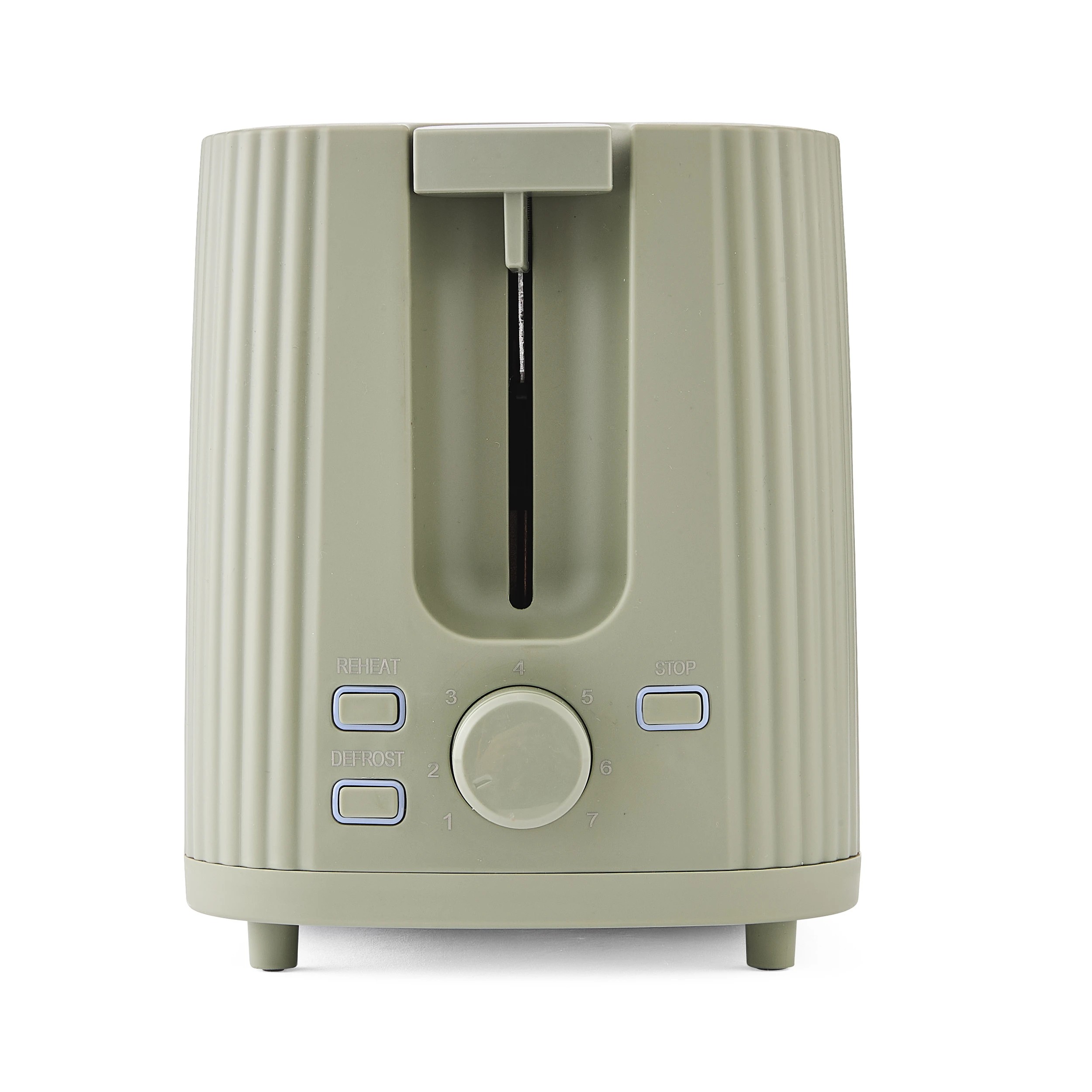 4 2 Slice Linear Toaster - Green, 4 of 8