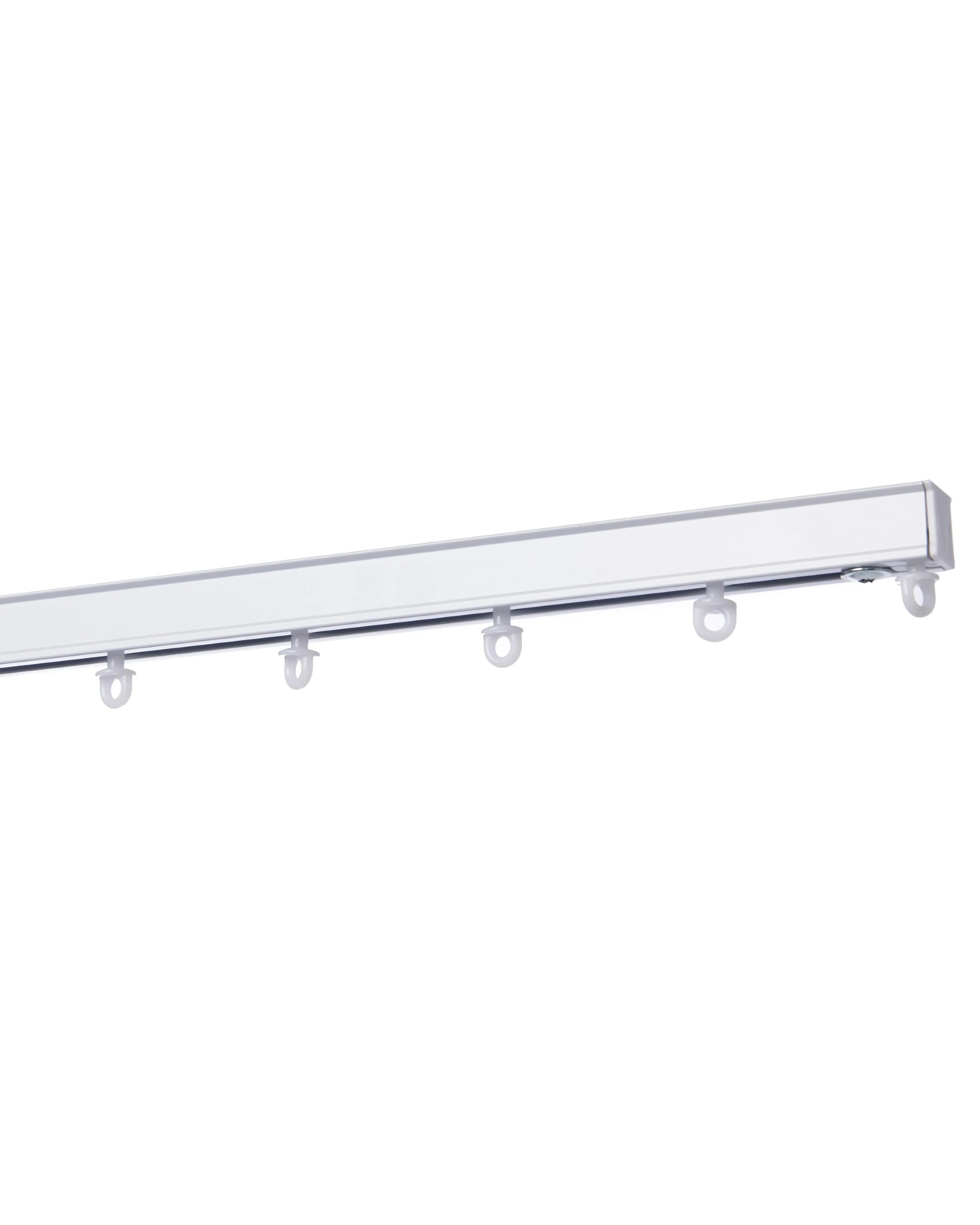 2 Cadence & Co. S-Fold Curtain Track Set 220cm + S-Fold Wand - White, 2 of 5